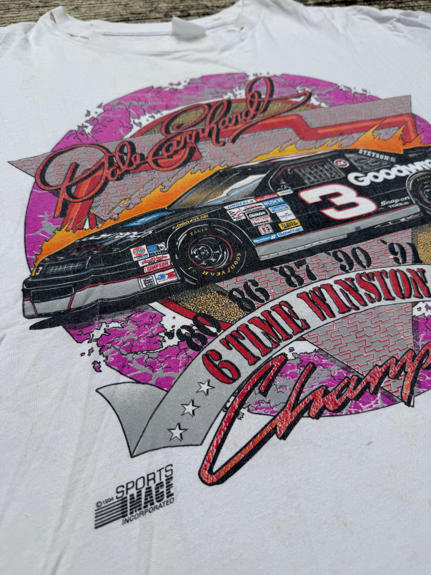 1990s Dale Earnhardt NASCAR Winston Cup Champion Tee