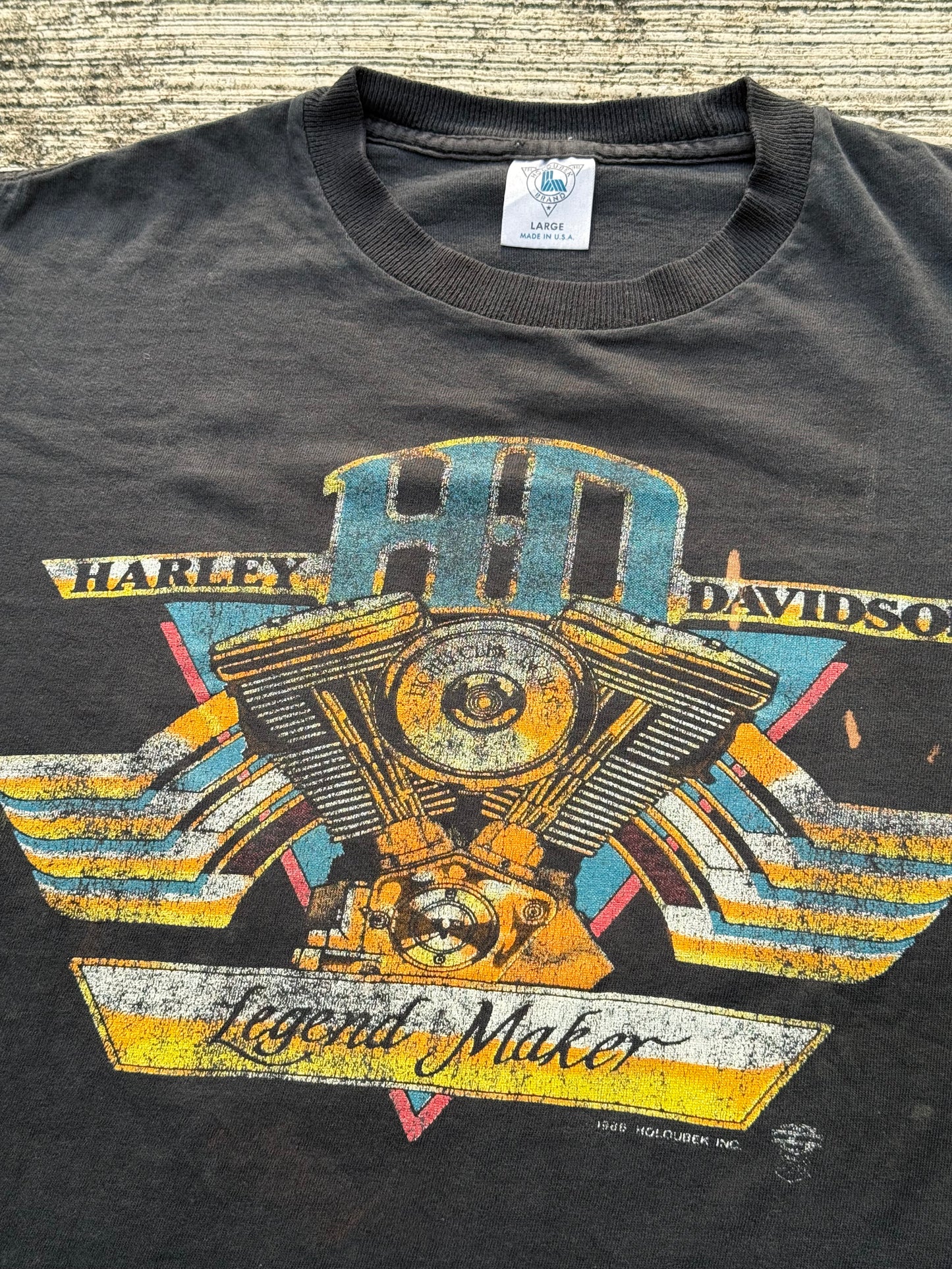 Vintage 1986 Harley Davidson “Legend Maker” Tee