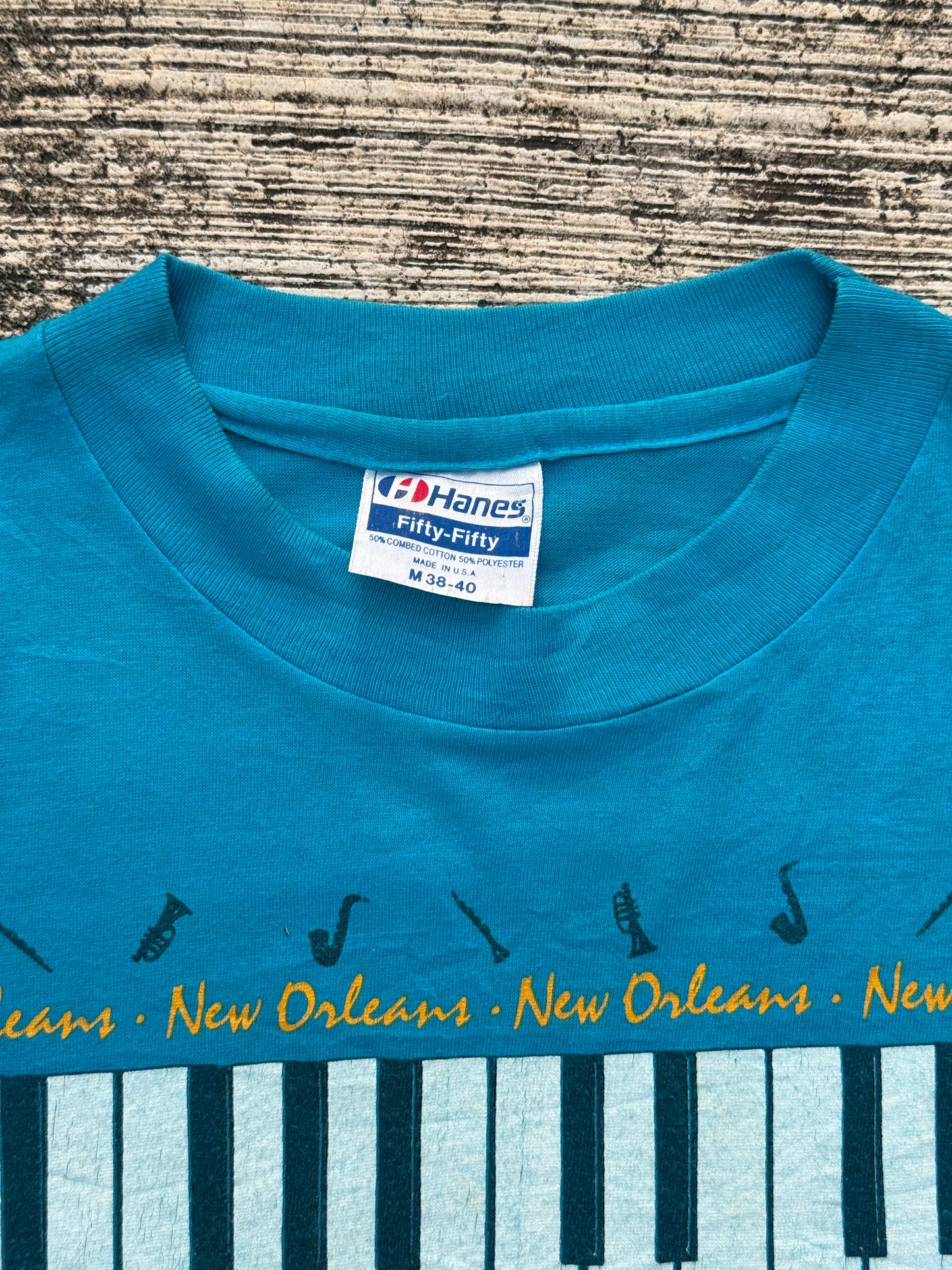 Vintage 1980s New Orleans Jazz Tee – Birthplace of Jazz