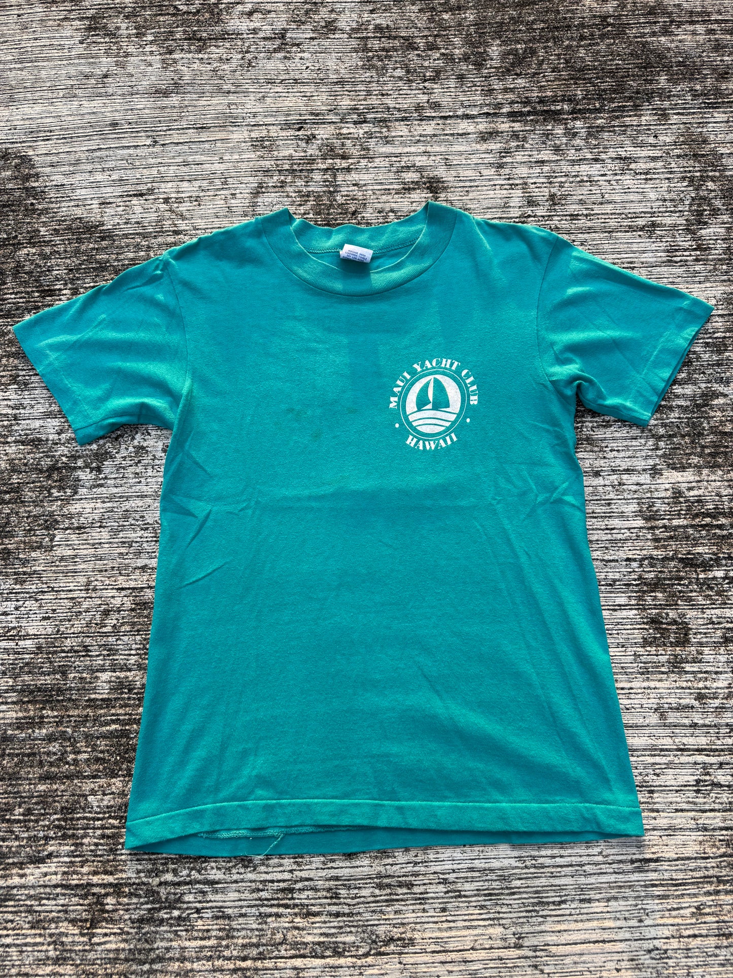 Vintage 1980s Maui Yacht Club Hawaii Tee