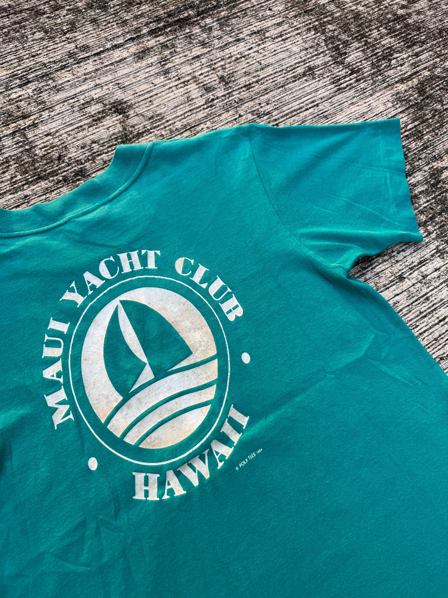 Vintage 1980s Maui Yacht Club Hawaii Tee