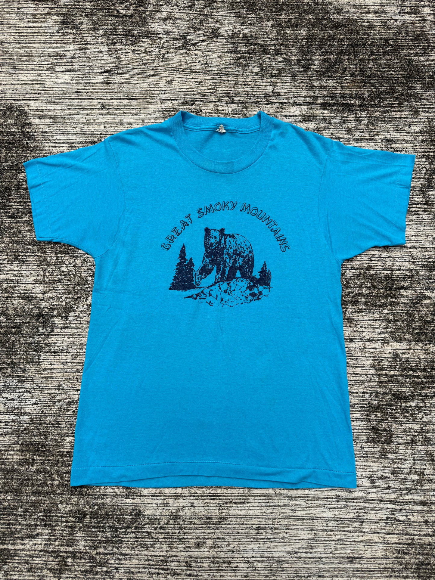 Vintage 80s Great Smoky Mountains Bear Tee