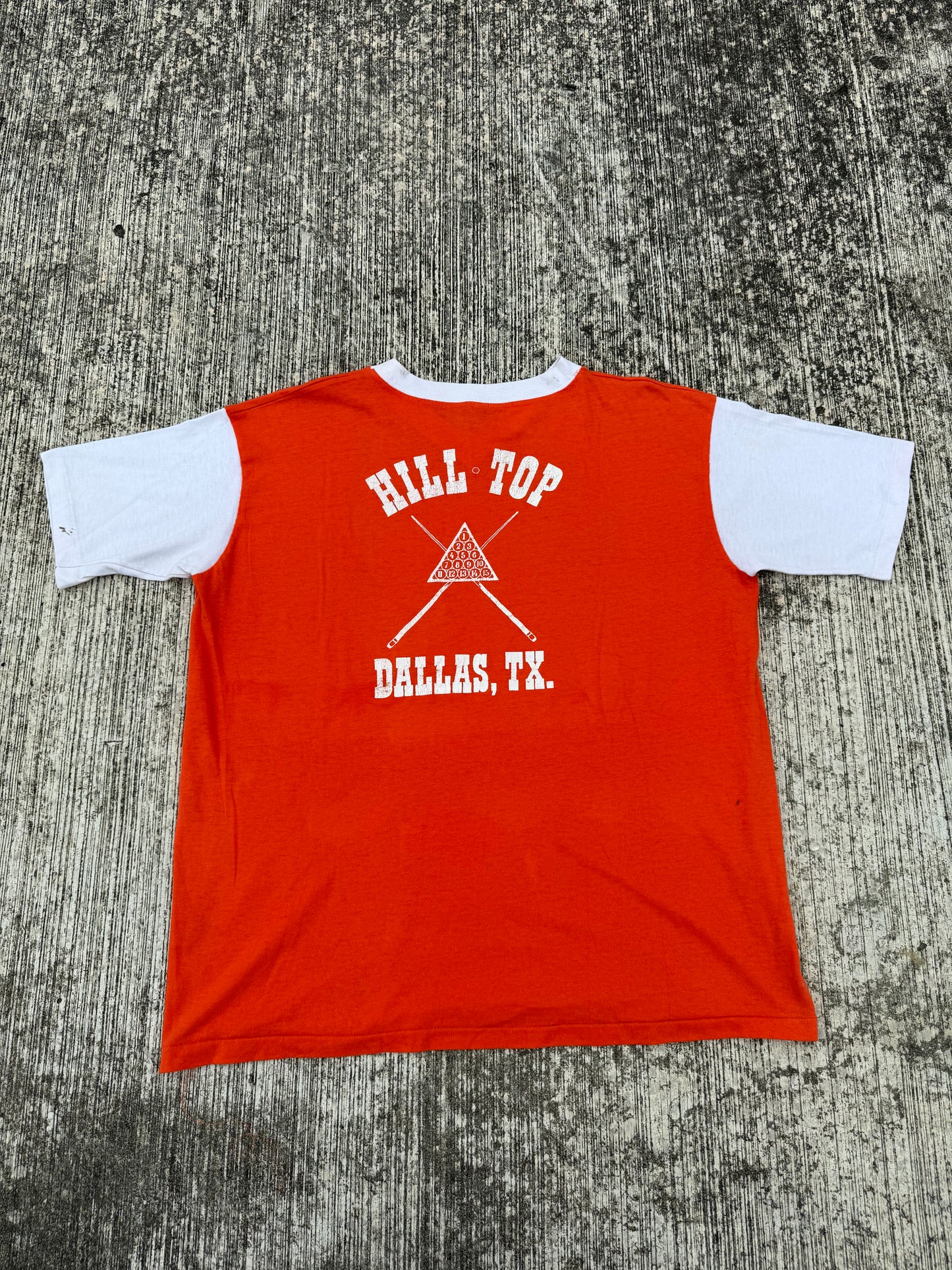 Vintage 1980s Hill Top Dallas, TX Bowling Team Tee