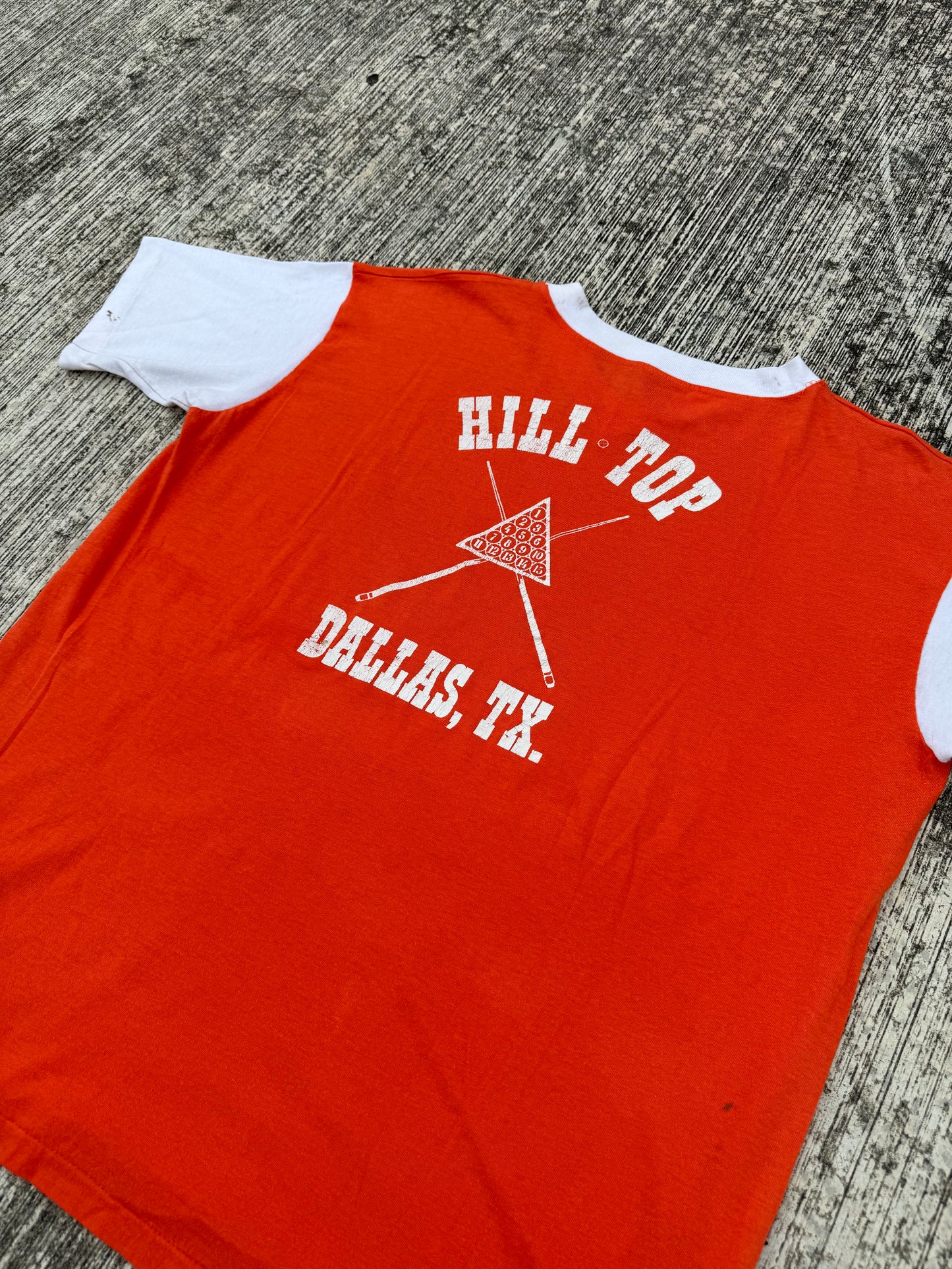Vintage 1980s Hill Top Dallas, TX Bowling Team Tee