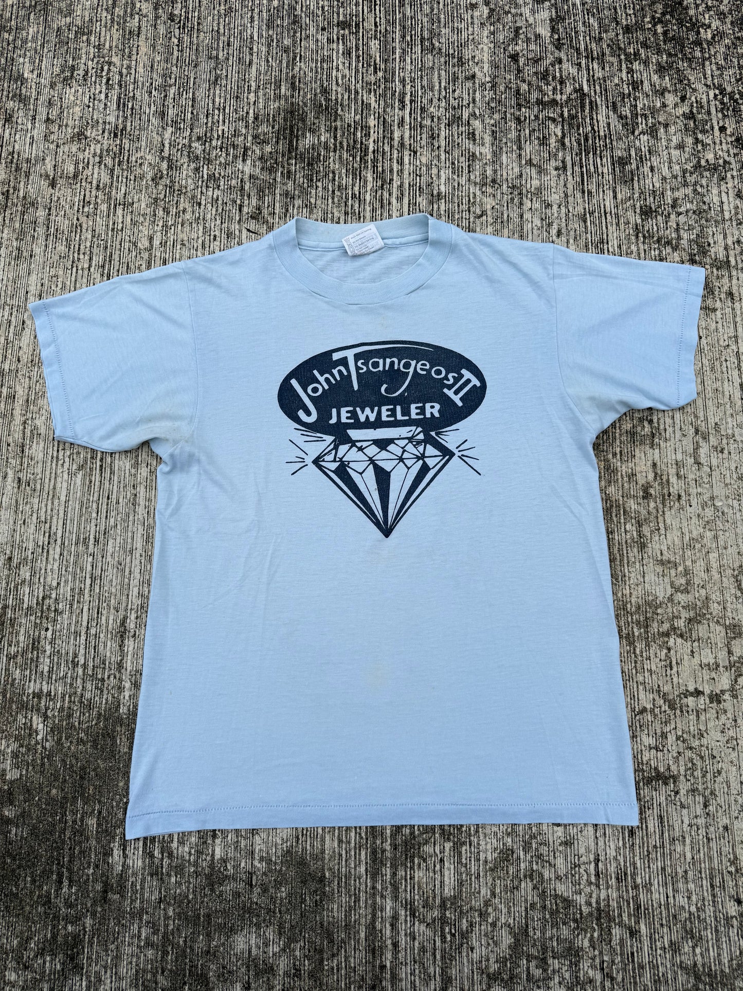 Vintage 1980s John Tsangeos II Jeweler Tee