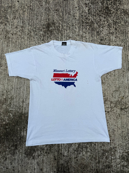 Vintage 90s Missouri Lottery “Lotto America” Tee