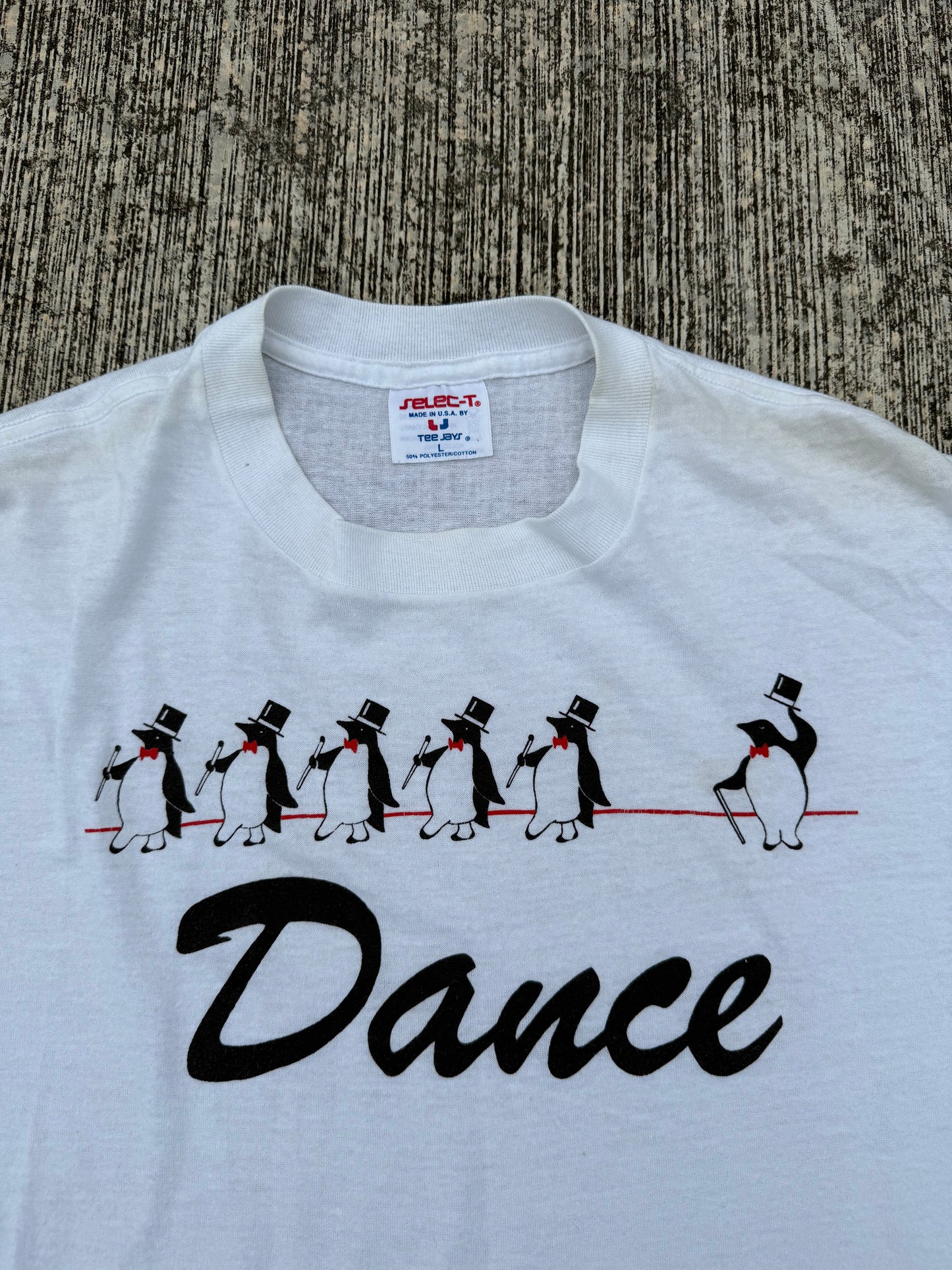 Vintage 80s “Dance Penguins” Tee