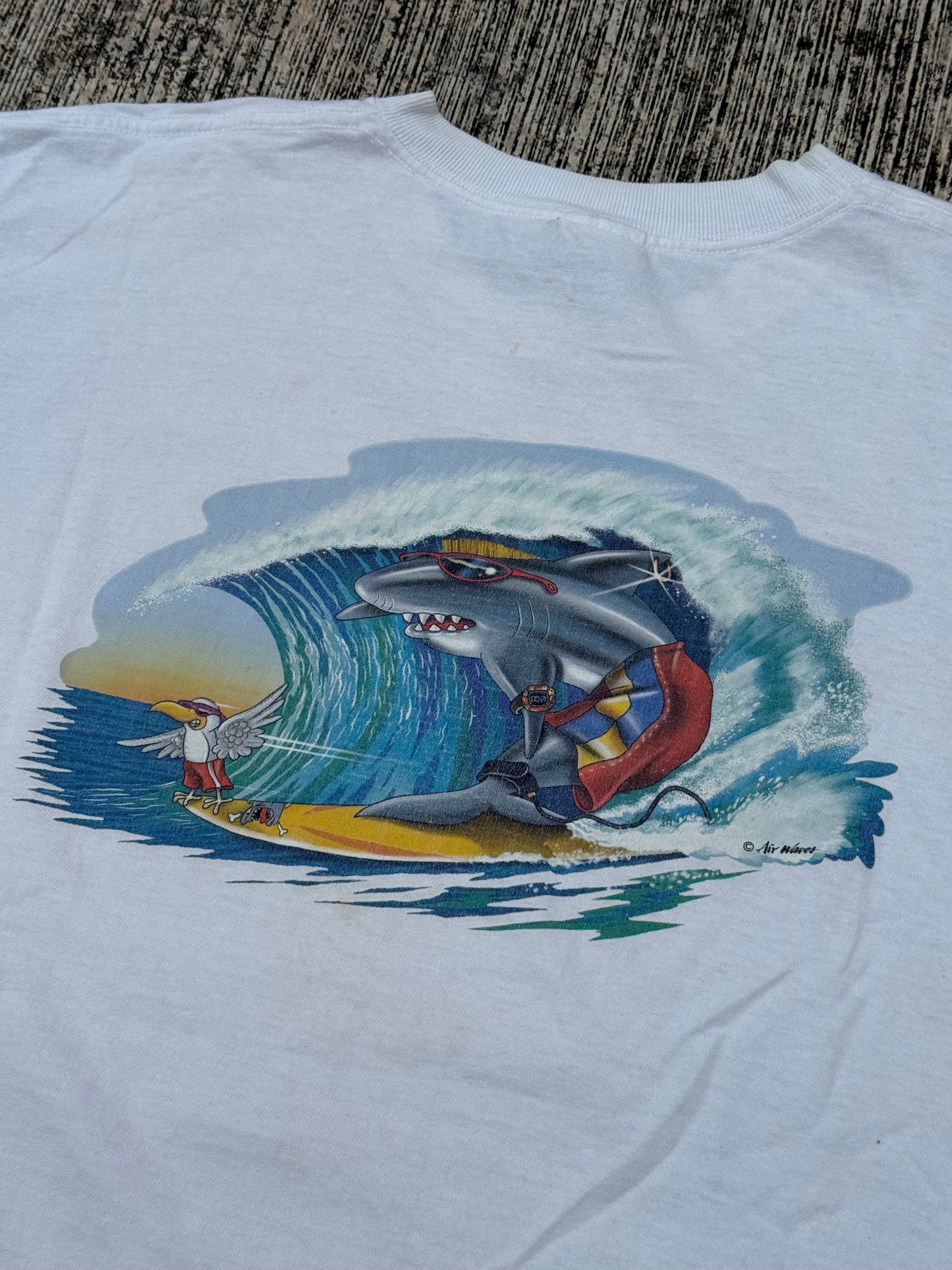 Vintage 90s Surf Shark Graphic Tee