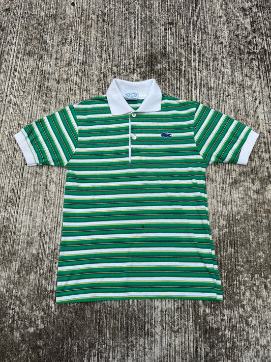 Vintage Izod Lacoste Striped Kids Polo Shirt