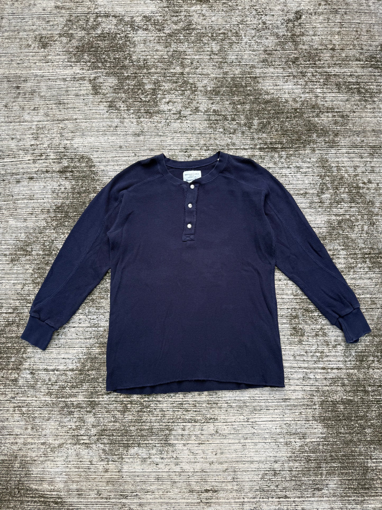 Houston Inspector Military Style Longsleeve Navy Blue Thermal Wear