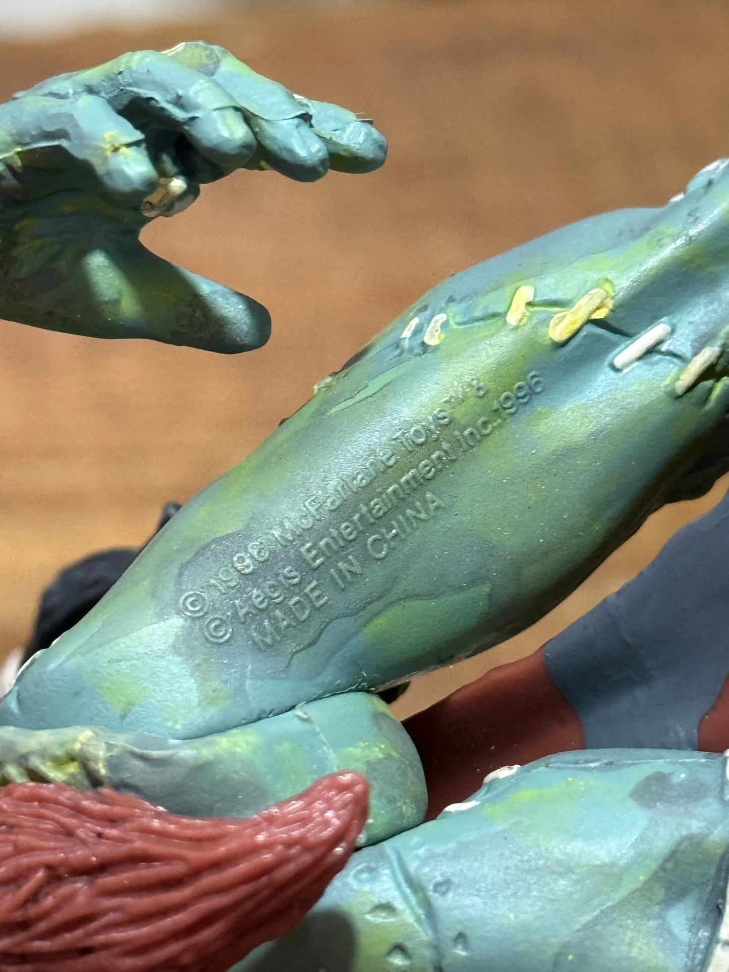 Vintage 1996 McFarlane Wetworks Frankenstein Green Variant Action Figure