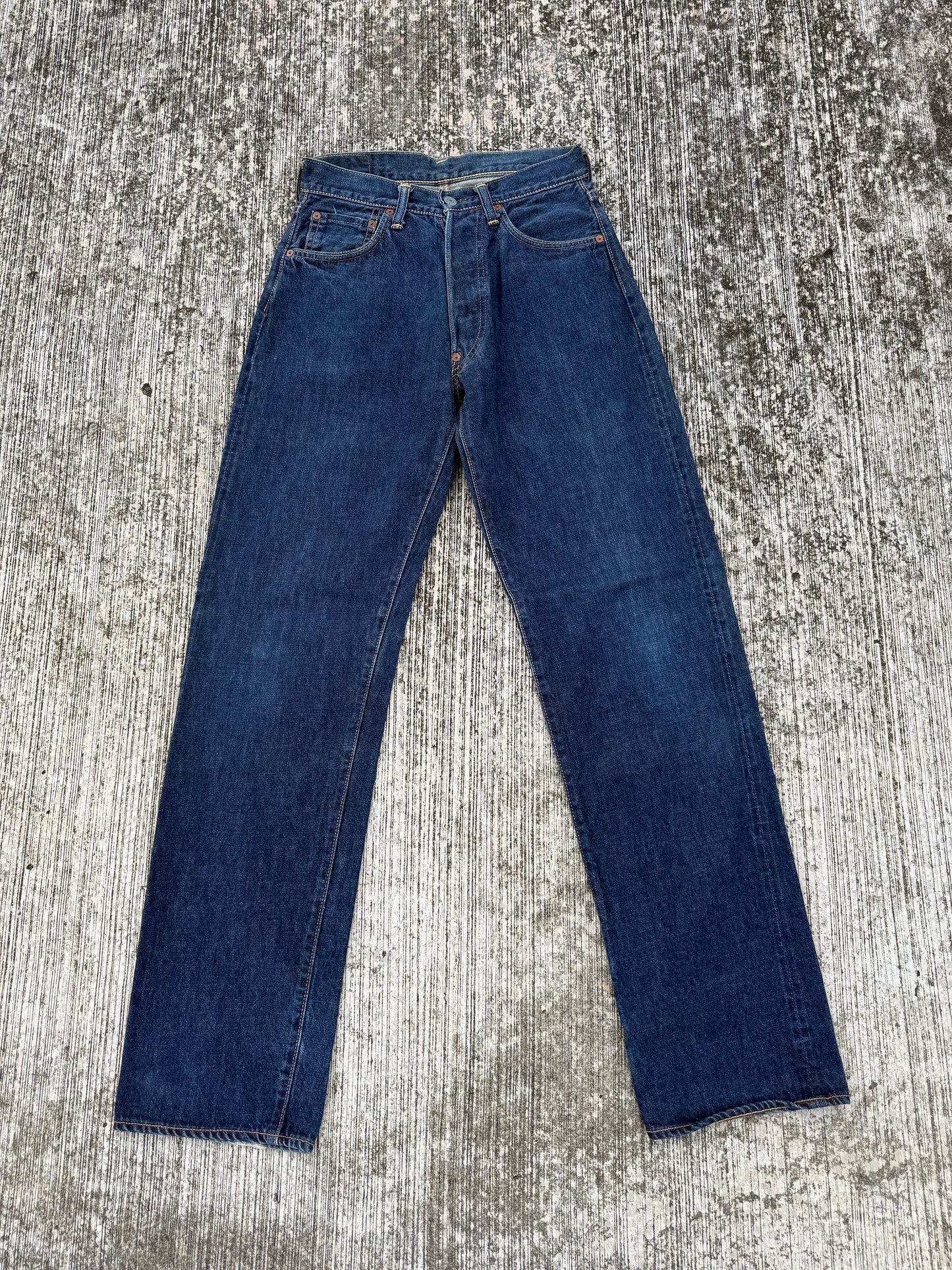 Vintage Evisu No.2 Selvedge Jeans (Osaka Era, Painted Arcs, 1990s Made in Japan)