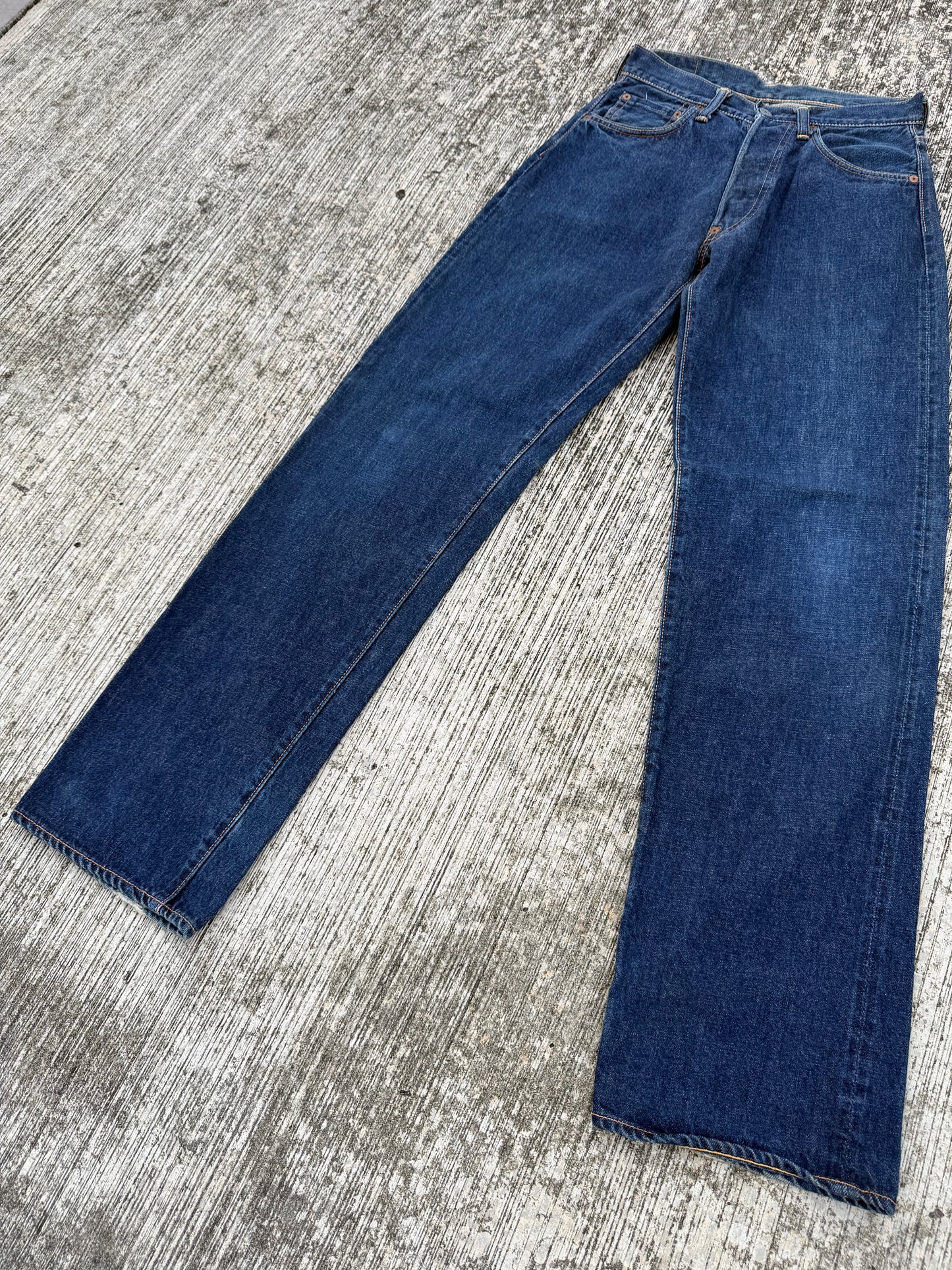 Vintage Evisu No.2 Selvedge Jeans (Osaka Era, Painted Arcs, 1990s Made in Japan)