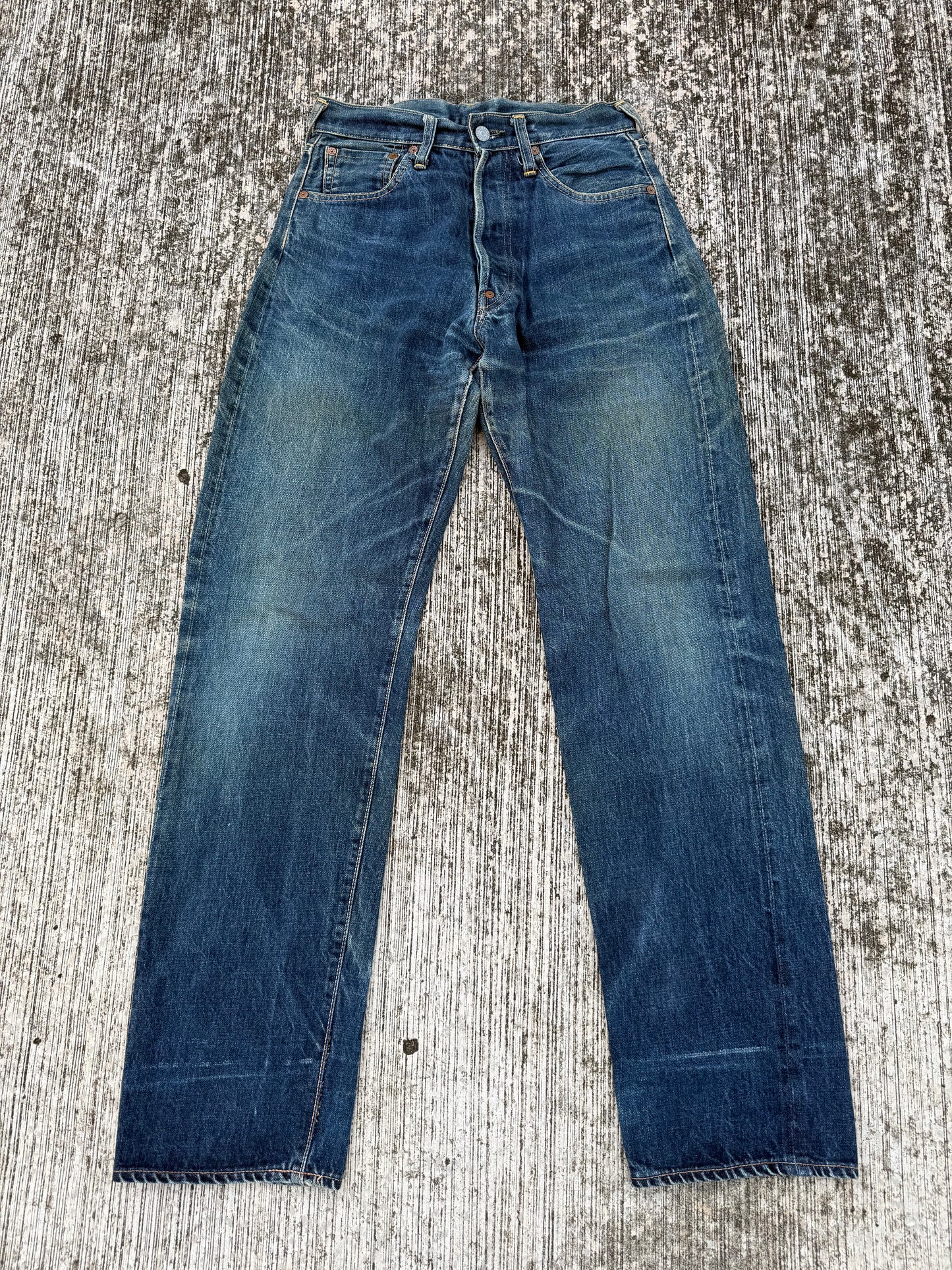 Vintage Evis No 2 Selvedge Jeans Cinch Back (Pre-Evisu Era)