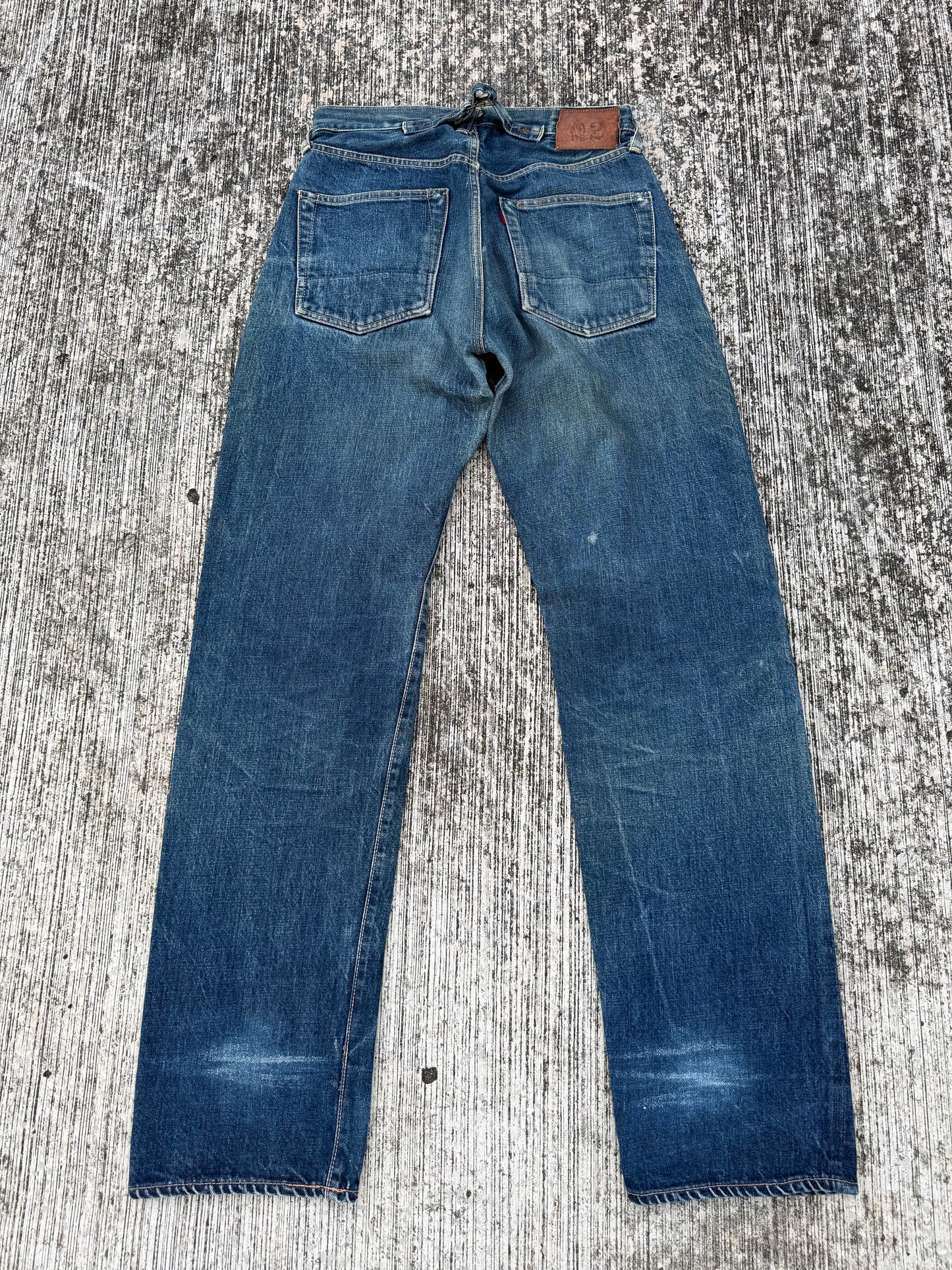 Vintage Evis No 2 Selvedge Jeans Cinch Back (Pre-Evisu Era)