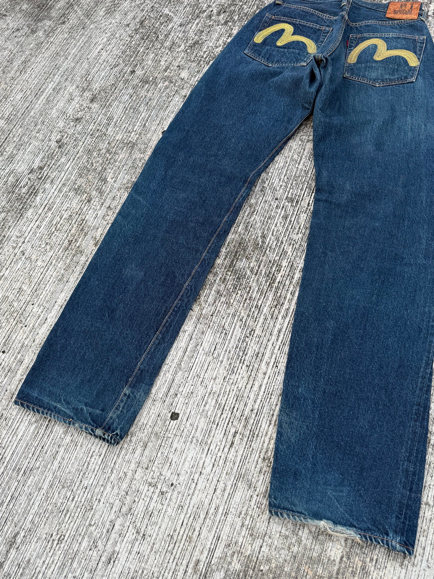 Vintage Evis Lot 2501R XX Selvedge Jeans Made In Japan (Pre-Evisu Era)