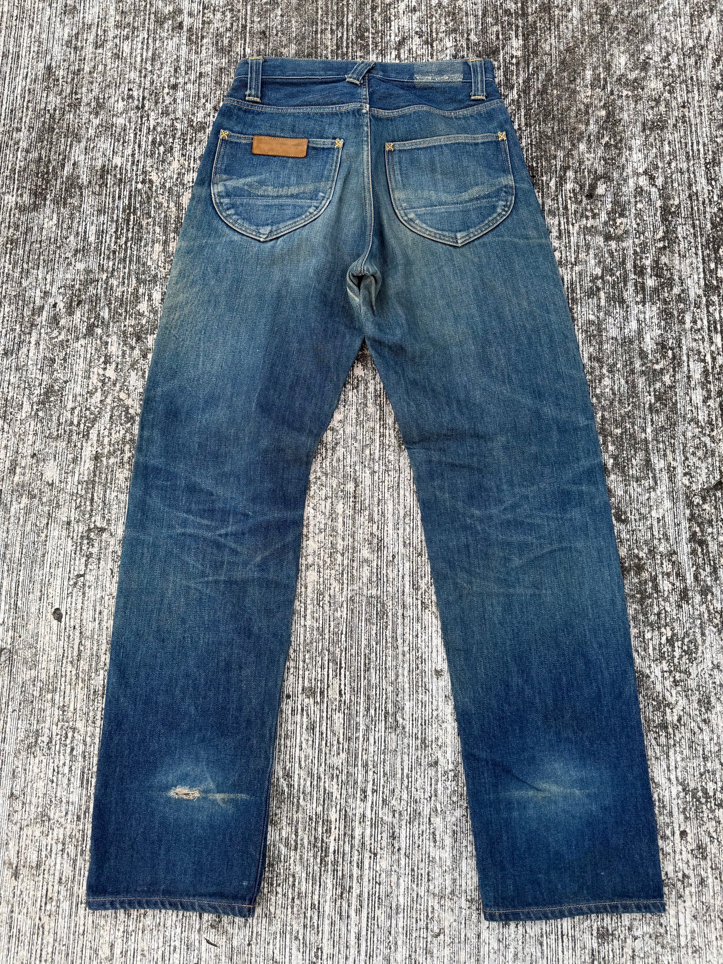 Vintage Evis “Custom Made” Selvedge Jeans (Pre-Evisu Osaka Era, 1990s Japan)