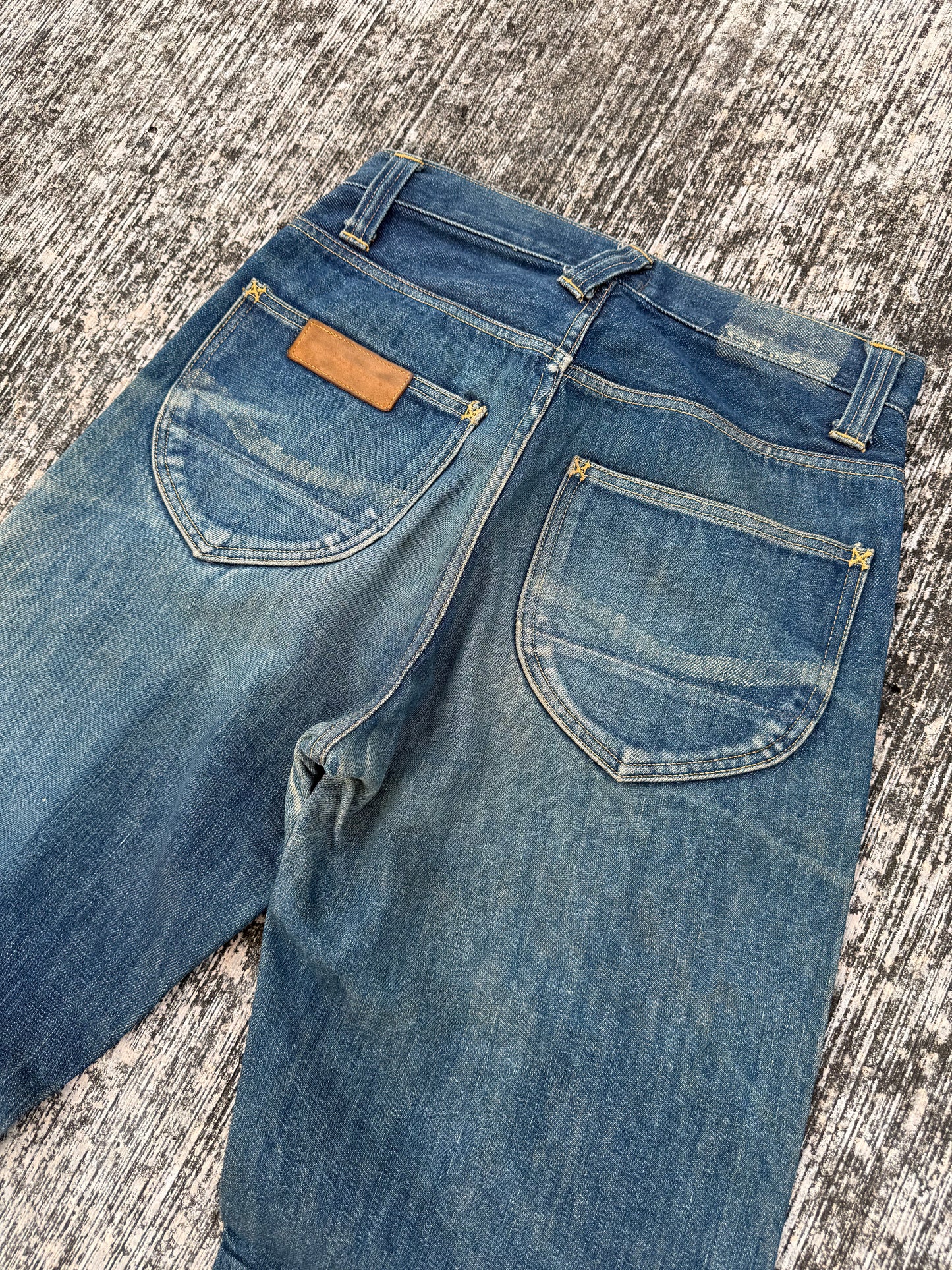 Vintage Evis “Custom Made” Selvedge Jeans (Pre-Evisu Osaka Era, 1990s Japan)