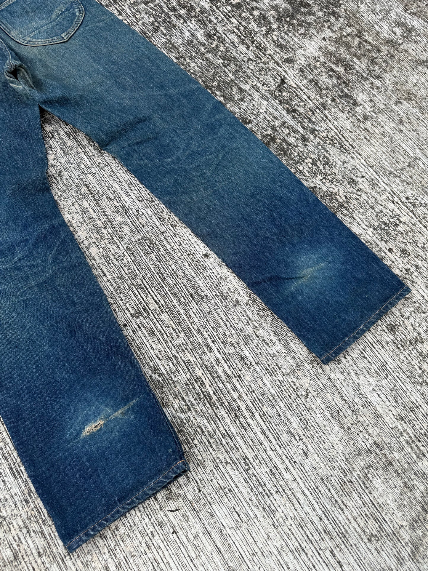 Vintage Evis “Custom Made” Selvedge Jeans (Pre-Evisu Osaka Era, 1990s Japan)