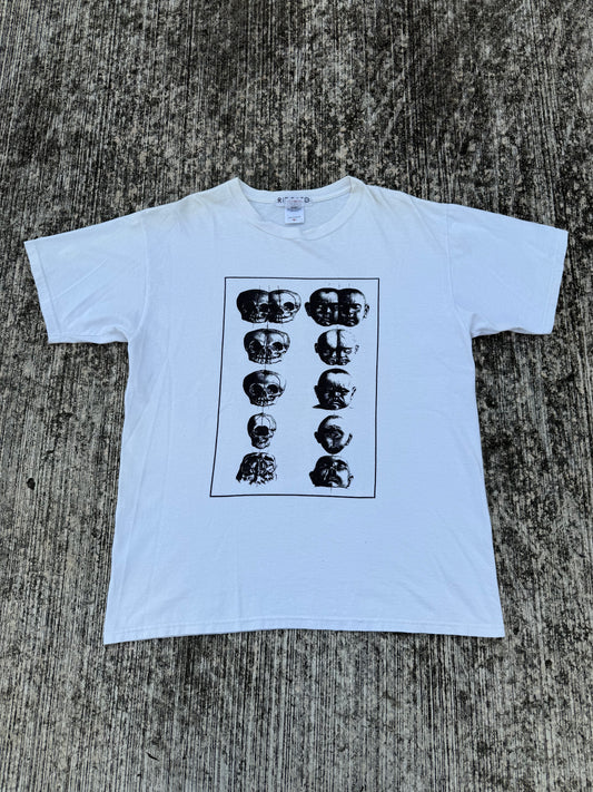 Vintage Rie Sato Paris Avant-Garde Anatomy Graphic Tee (2000s Art Fashion)