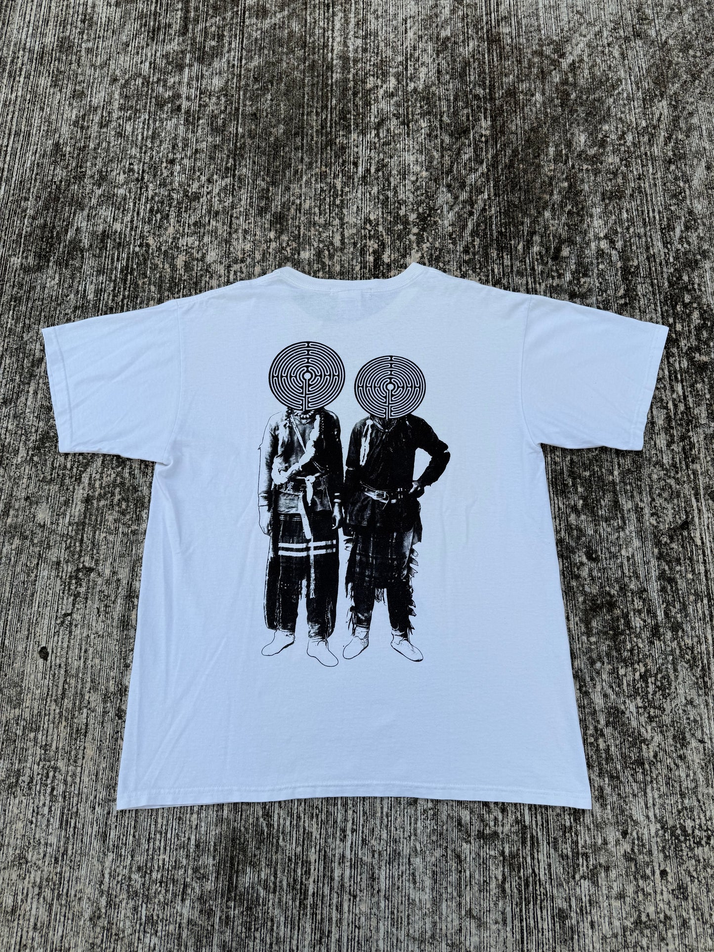 Vintage Rie Sato Paris Avant-Garde Anatomy Graphic Tee (2000s Art Fashion)