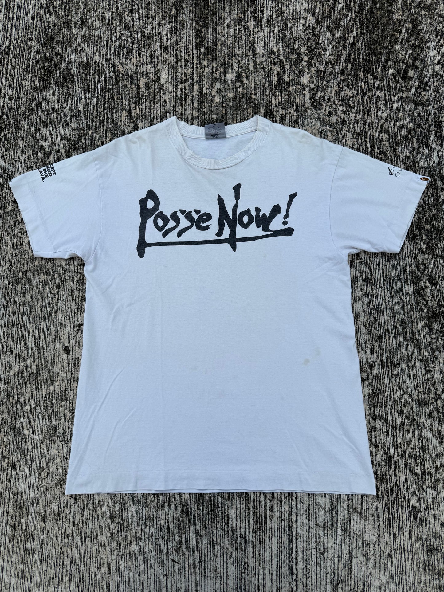 BAPE × WTAPS “Posse Now!” Recon Patrol Tour Tee (Y2K Rare Collab)