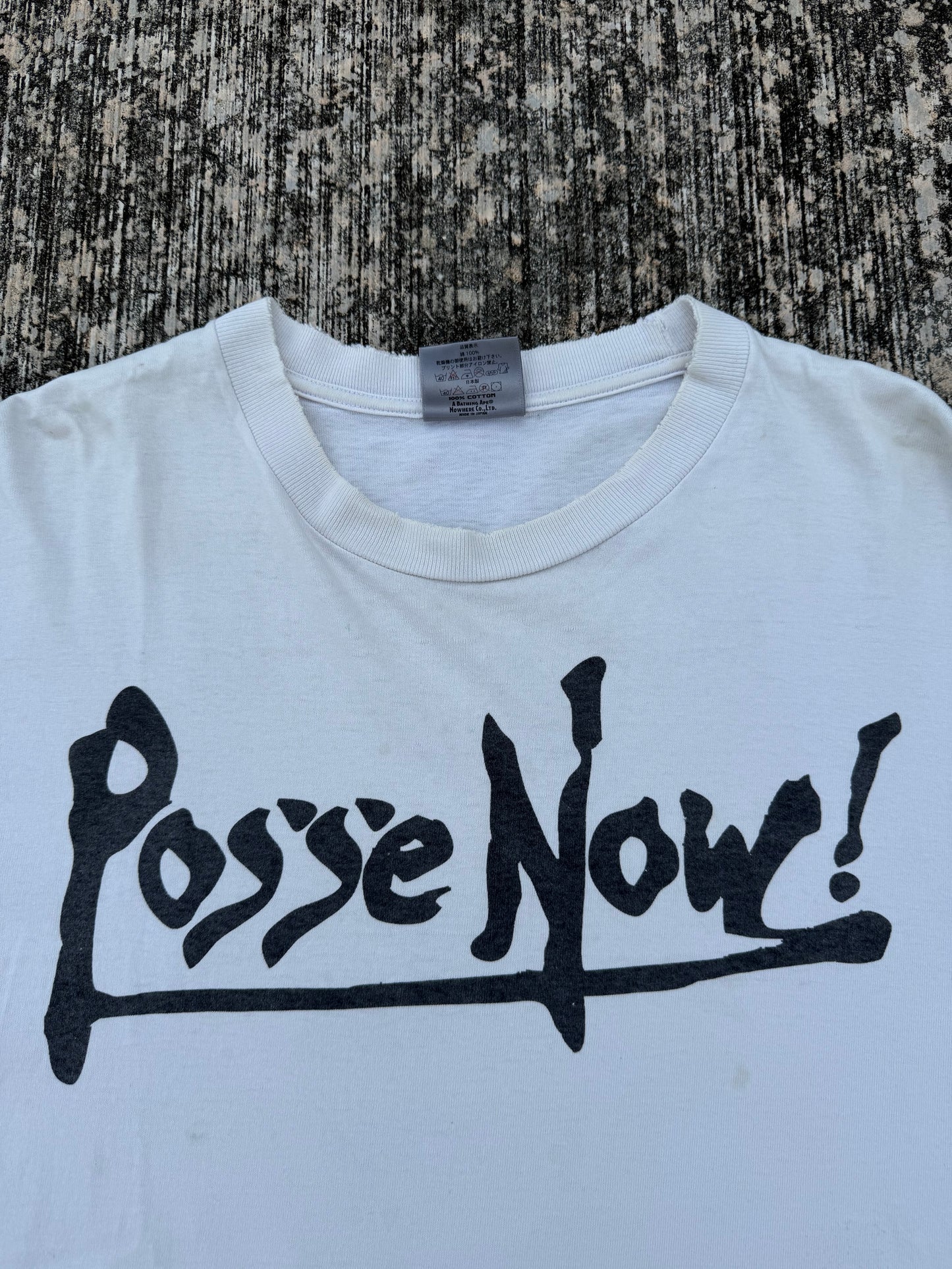 BAPE × WTAPS “Posse Now!” Recon Patrol Tour Tee (Y2K Rare Collab)