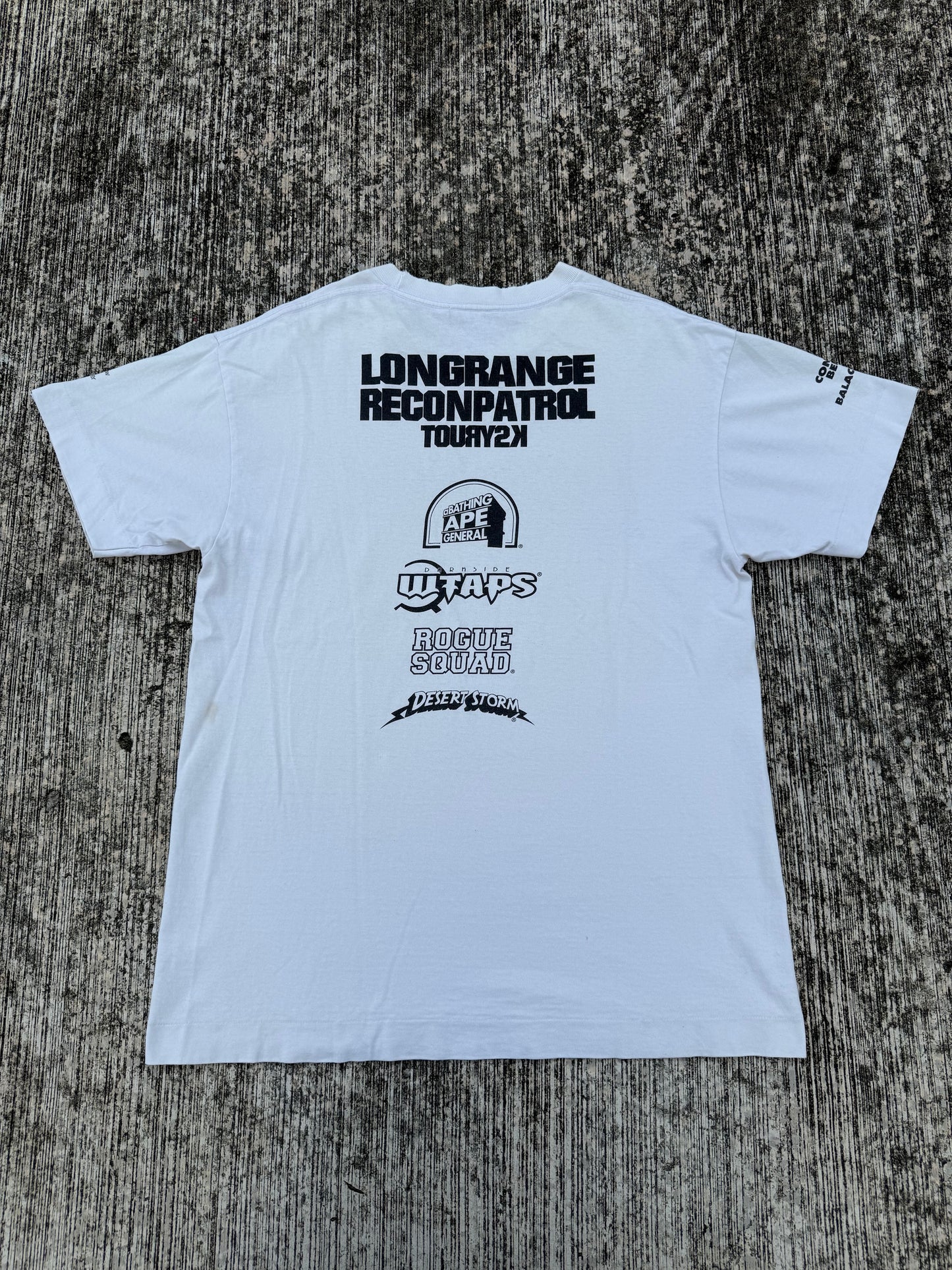 BAPE × WTAPS “Posse Now!” Recon Patrol Tour Tee (Y2K Rare Collab)