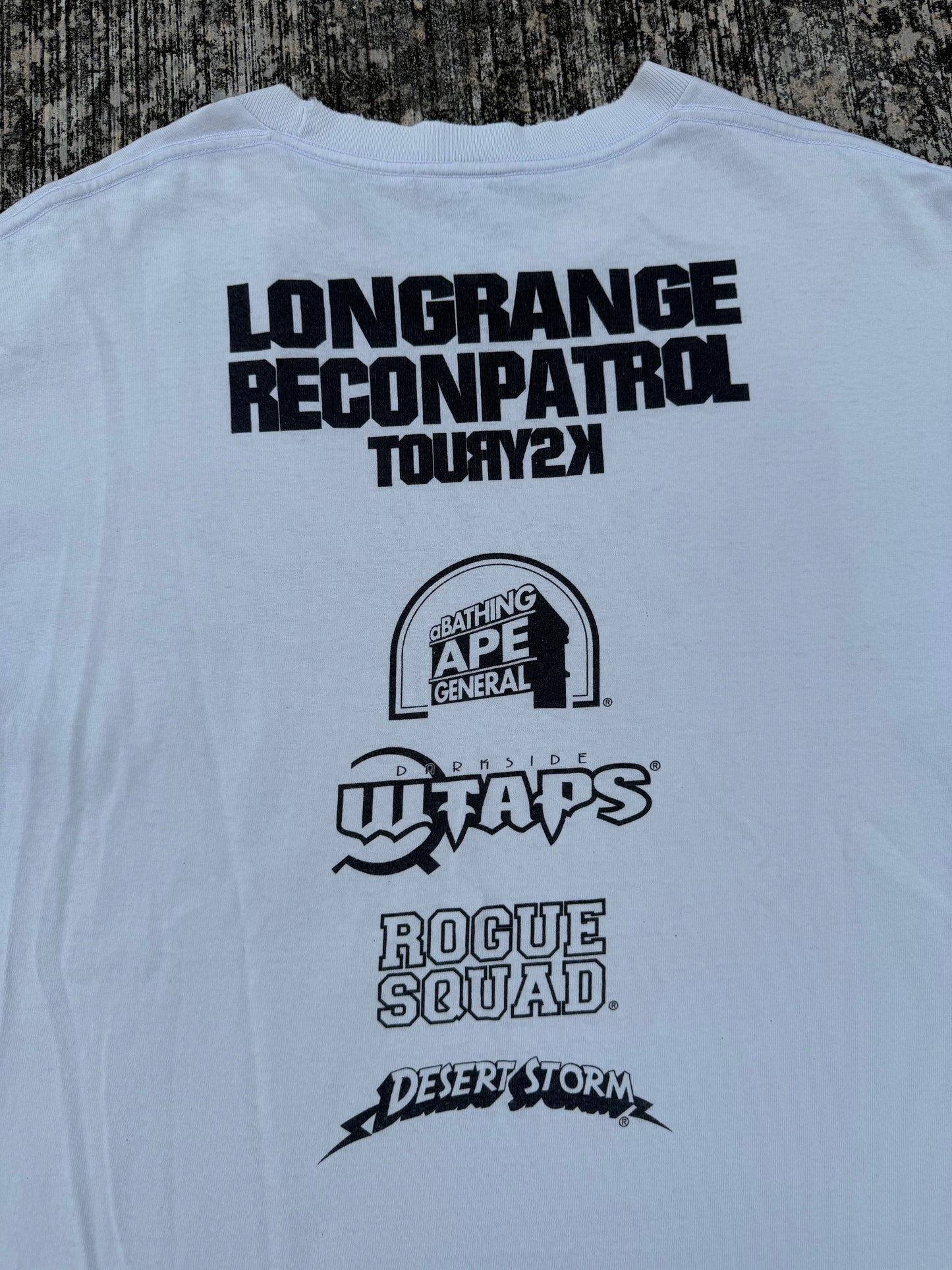 BAPE × WTAPS “Posse Now!” Recon Patrol Tour Tee (Y2K Rare Collab)