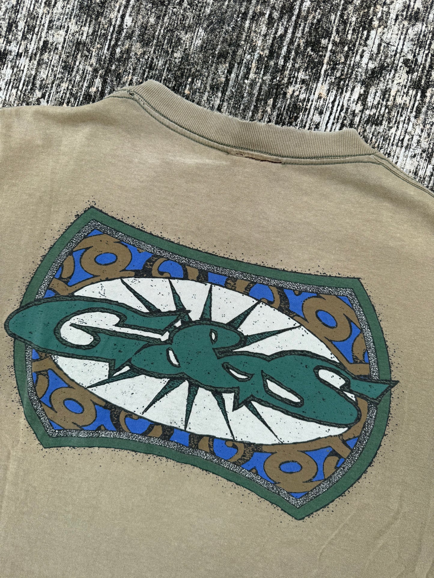 G&S Gordon & Smith San Diego Compass Logo Tee (1990s Vintage Skate Surf)