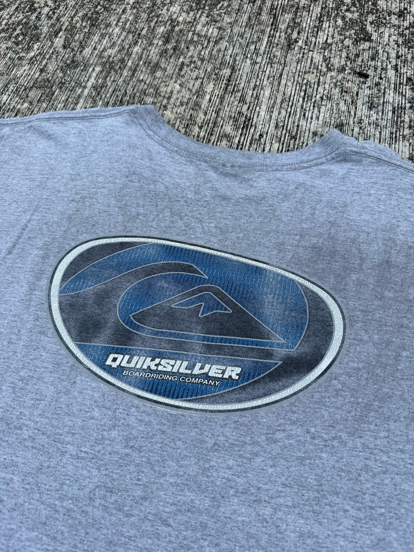 Vintage Quiksilver Boardriding Company Logo Tee