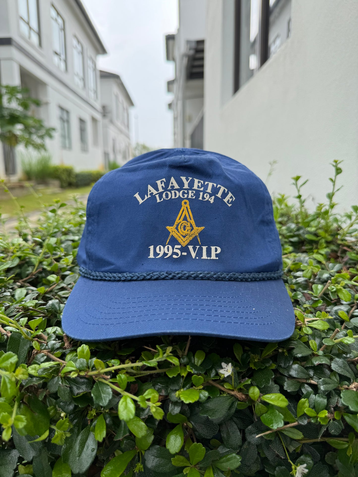 Vintage 1995 Lafayette Lodge 194 Masonic Cap (VIP Freemason Hat)