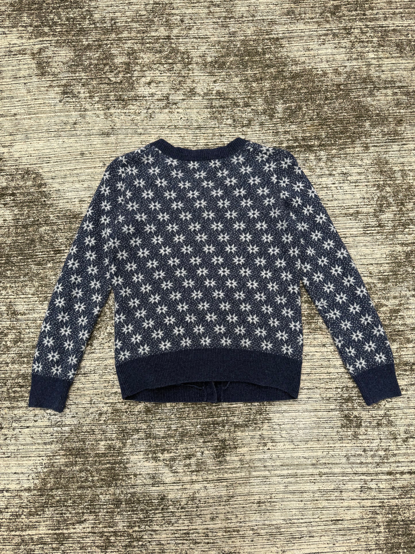 A.P.C. “Snowflake Jacquard” Wool Cardigan