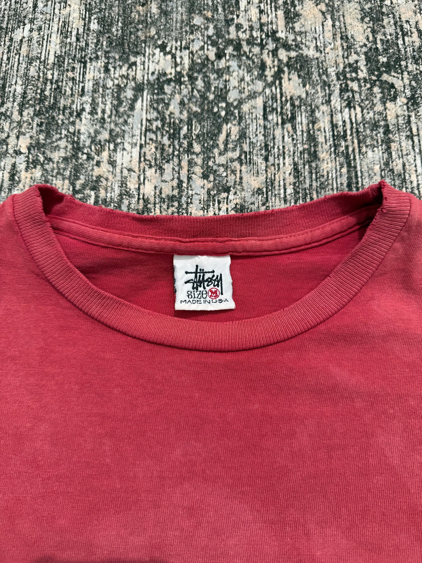 Vintage Stussy Pocket Tee Made In Usa