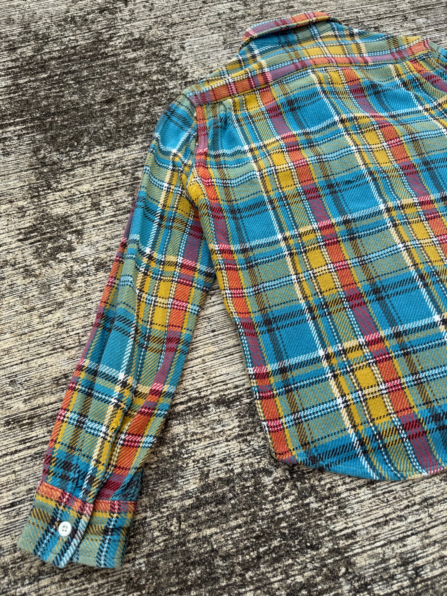 Vintage 1970s Five Brother Union Made Flannel Shirt