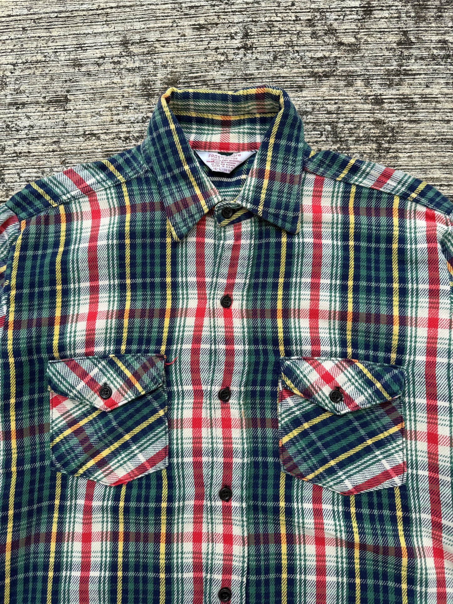 Vintage 1970s Frostproof Tartan Flannel Shirt
