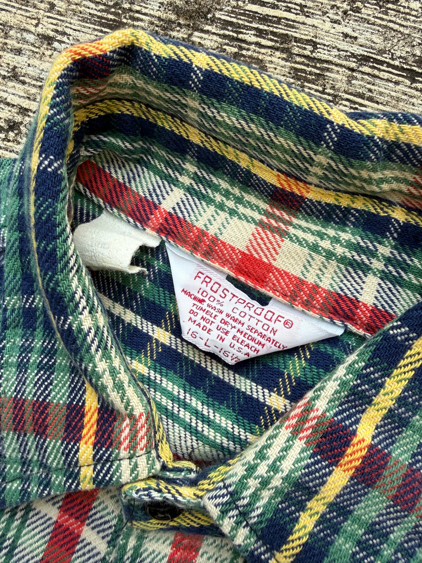 Vintage 1970s Frostproof Tartan Flannel Shirt