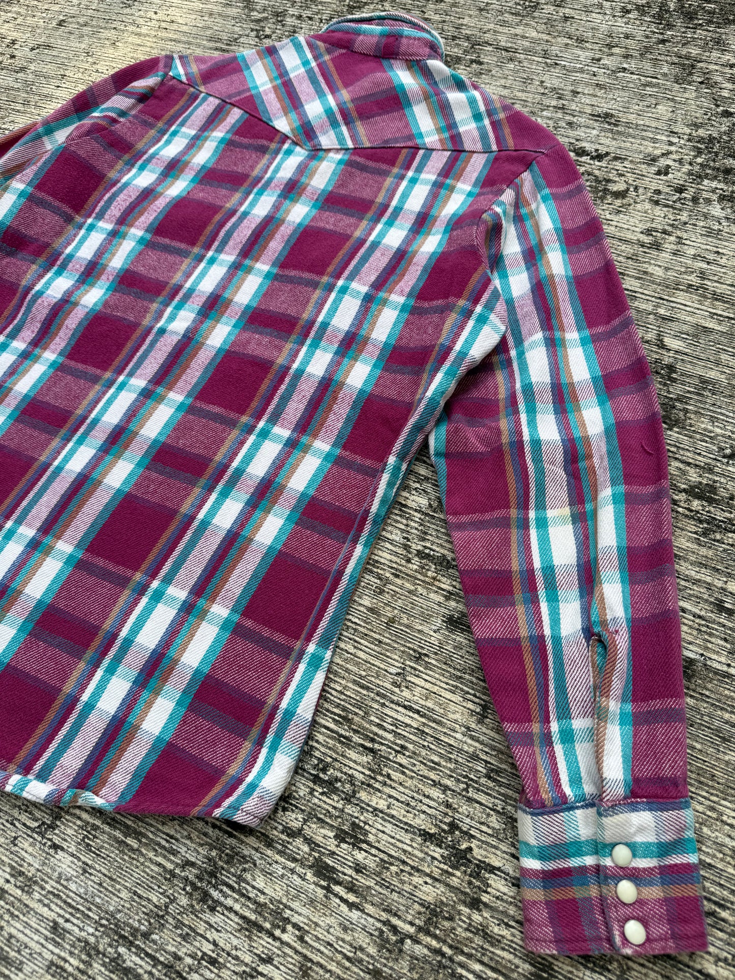 Vintage 1980s Dakota by Five Brother Western Flannel Shirt