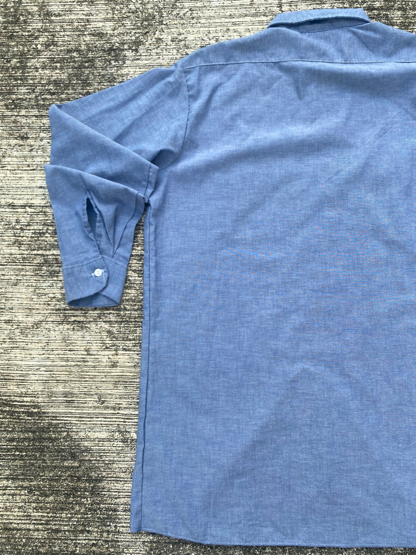 Vintage 1980s-90s Dickies Chambray Work Shirt