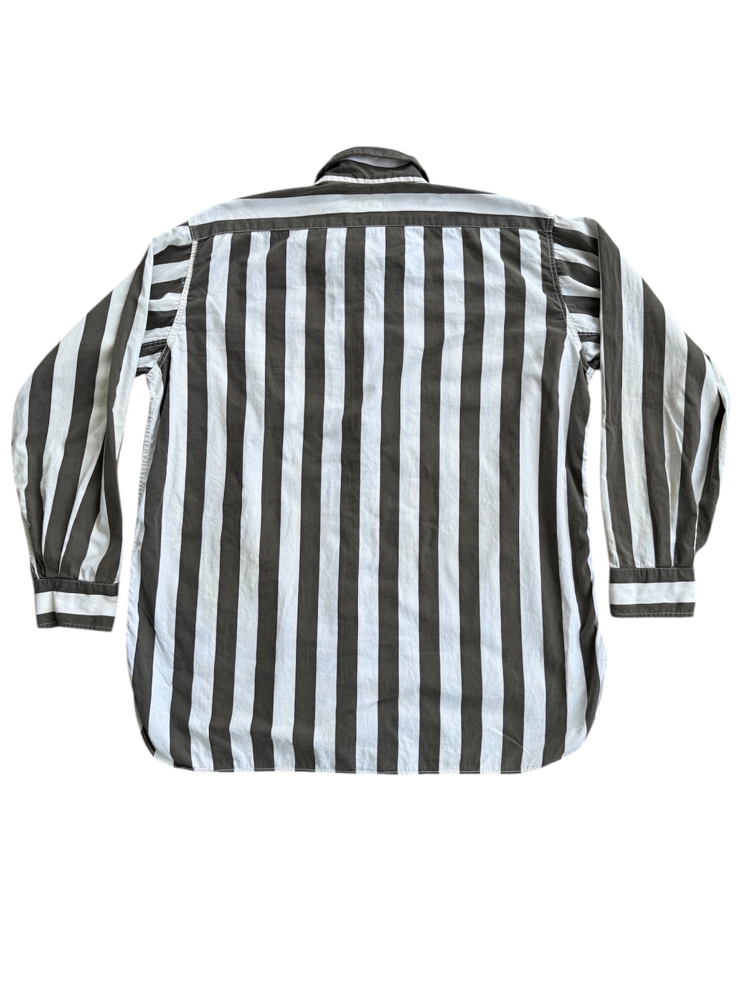 Vintage 1940s-50s Wilson Sports Equipment Striped Shirt Made In Usa