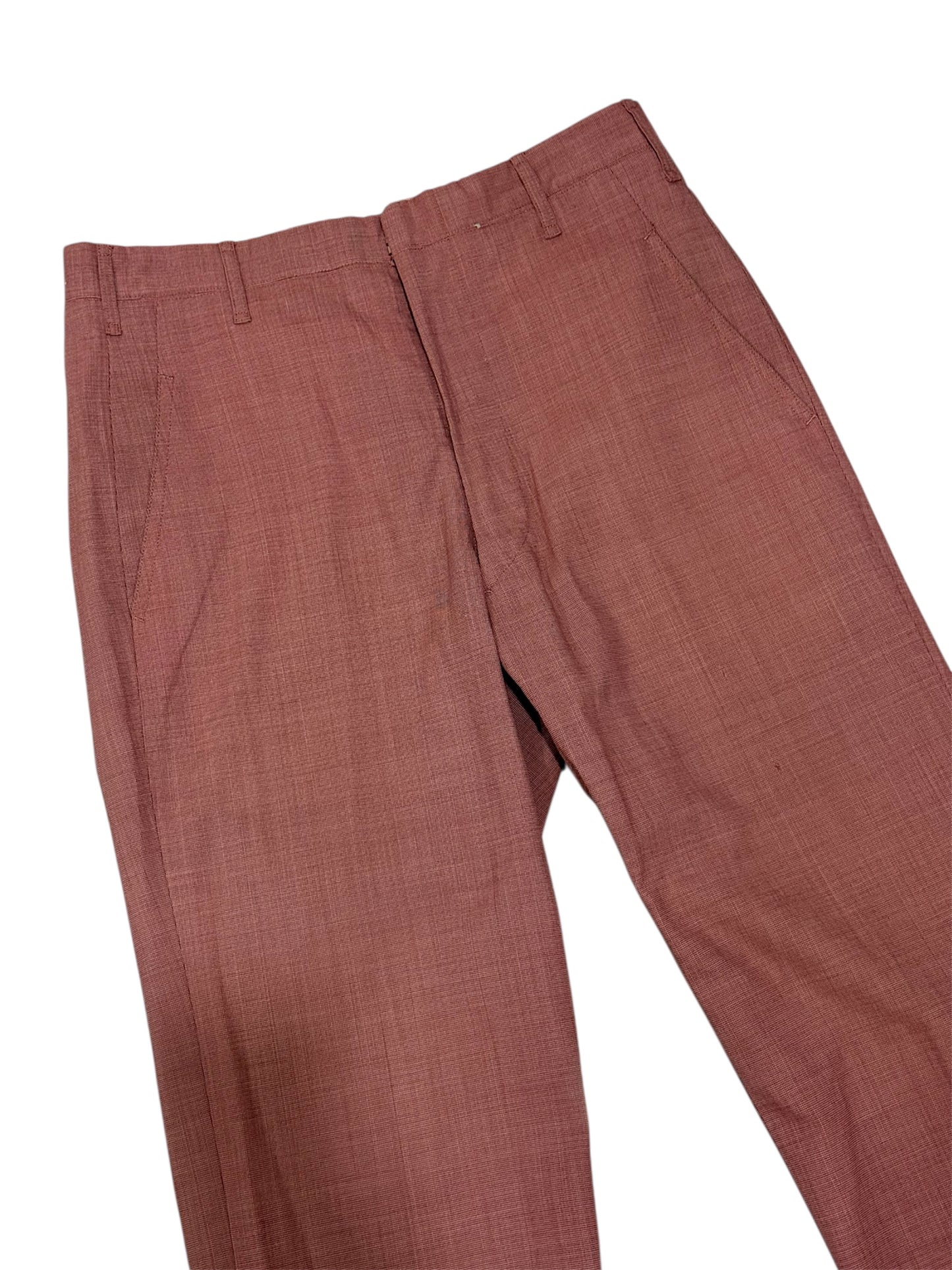 Vintage 1960s-70s European Tailored Wool-Blend Slacks