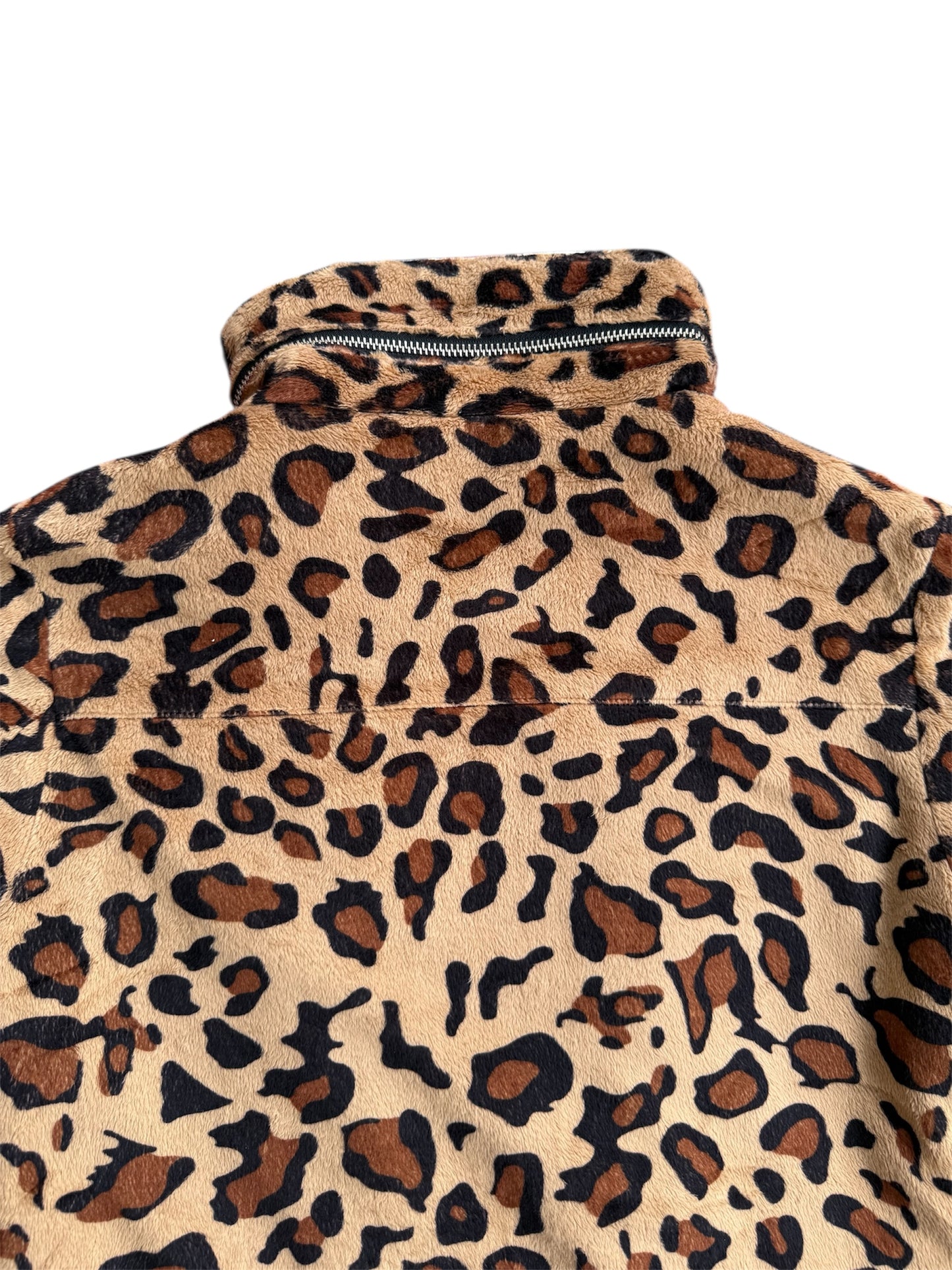 Rodeo Crowns Leopard Print Fleece Jacket