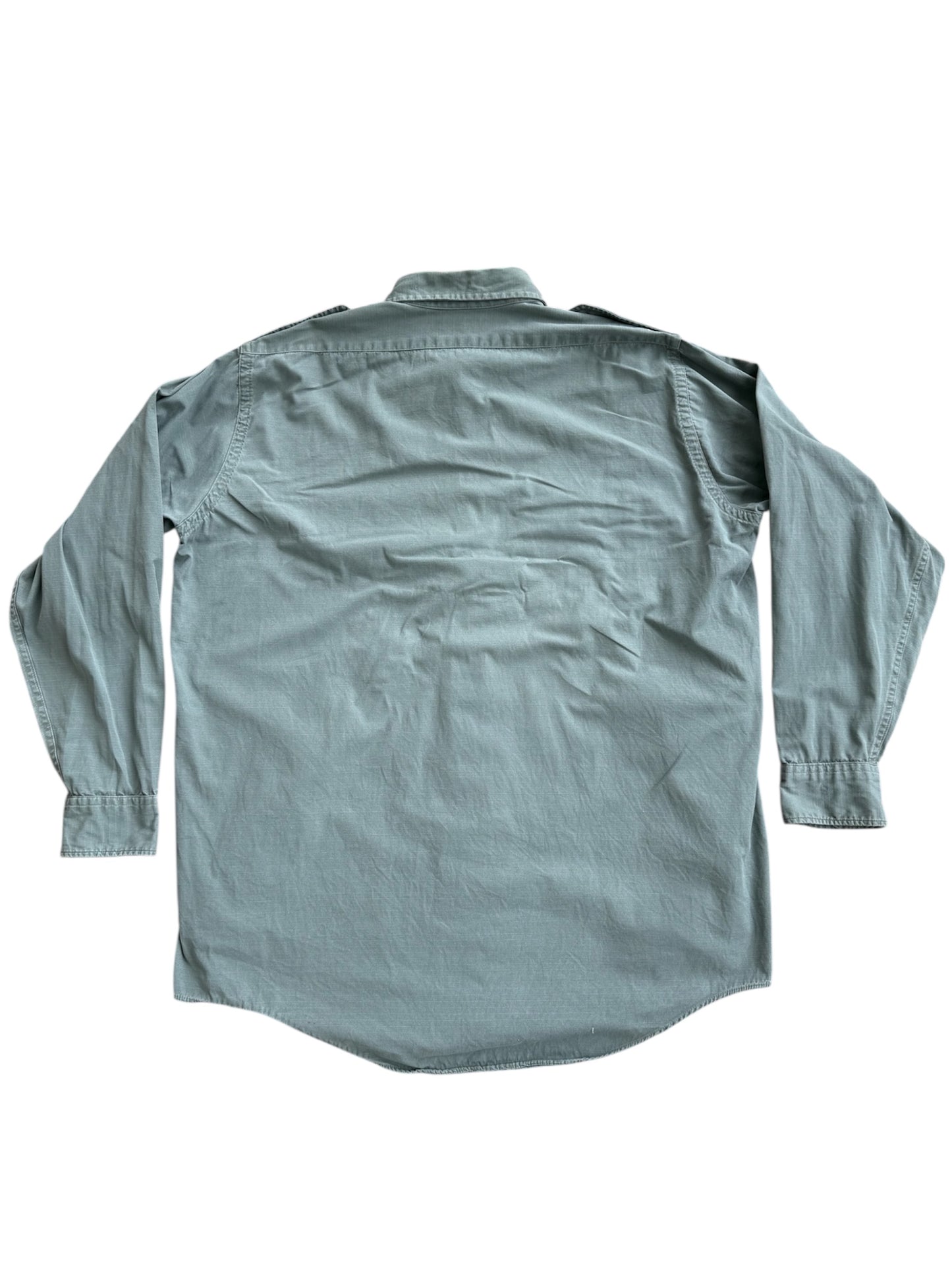 Vintage L.L. Bean Utility Ripstop Shirt Made in USA
