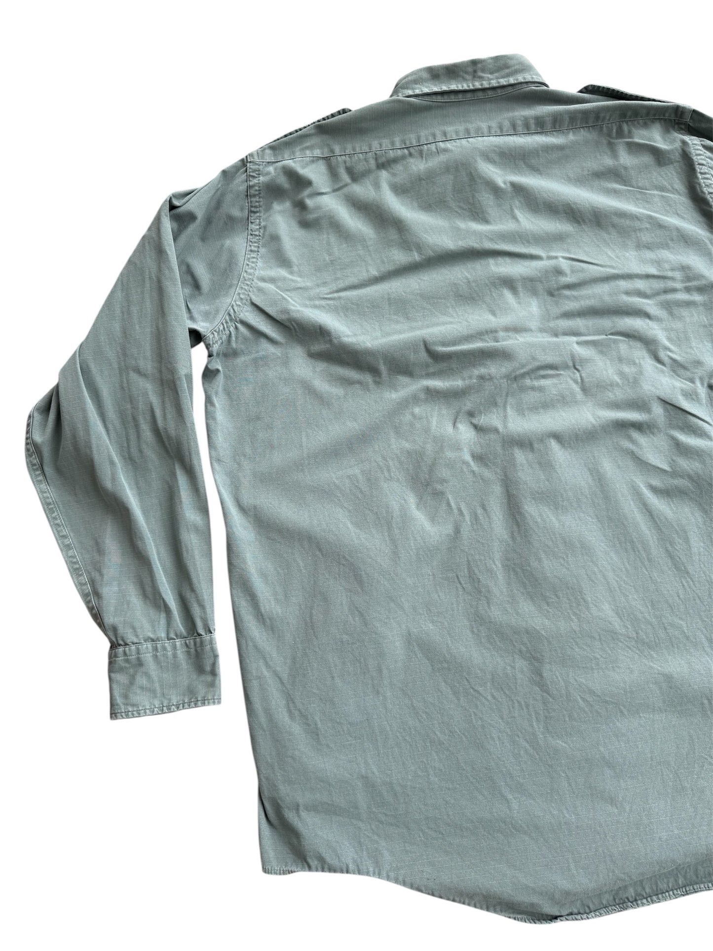 Vintage L.L. Bean Utility Ripstop Shirt Made in USA