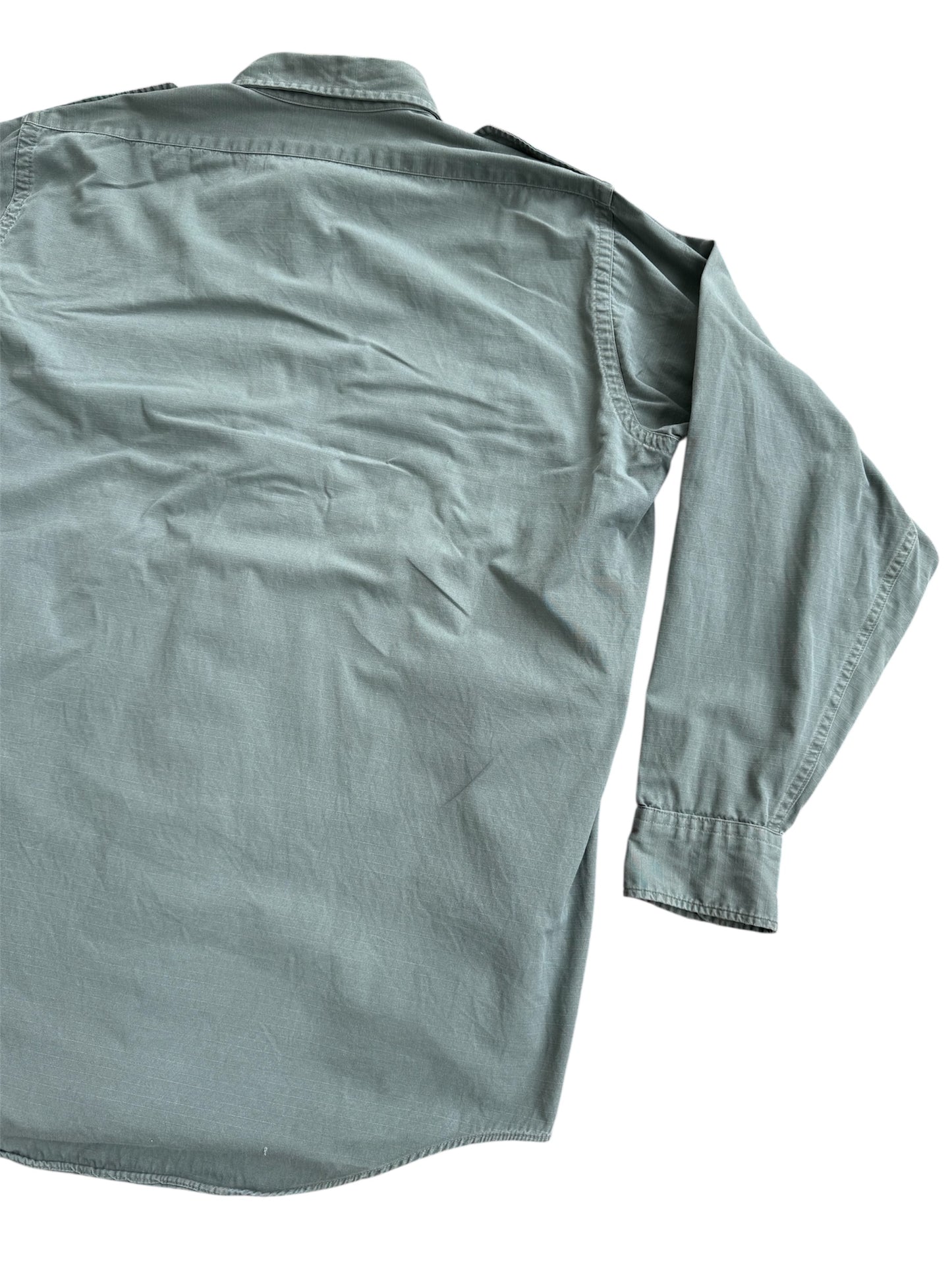 Vintage L.L. Bean Utility Ripstop Shirt Made in USA