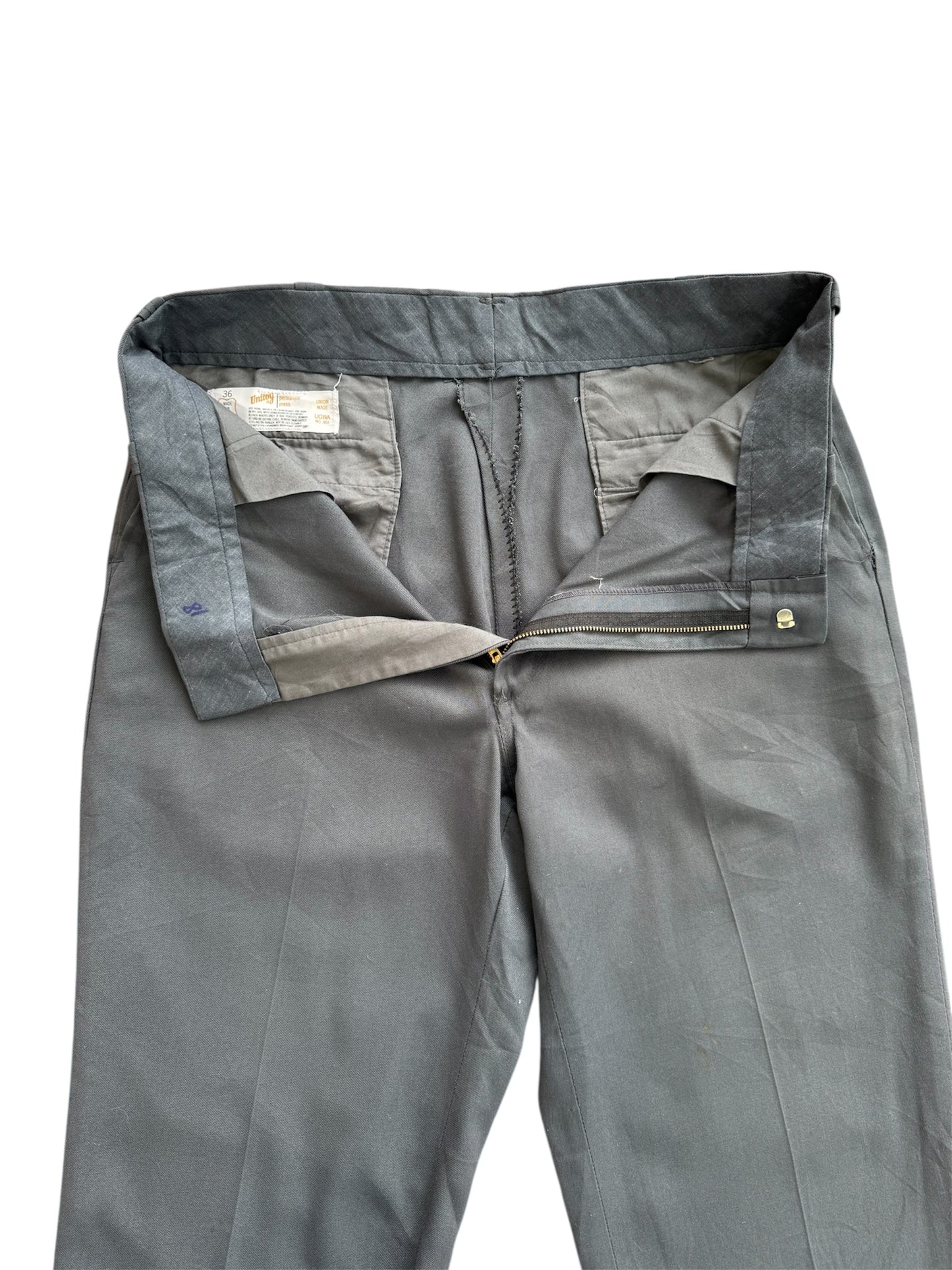 Vintage 1970s Unitog Work Slacks Made In Usa