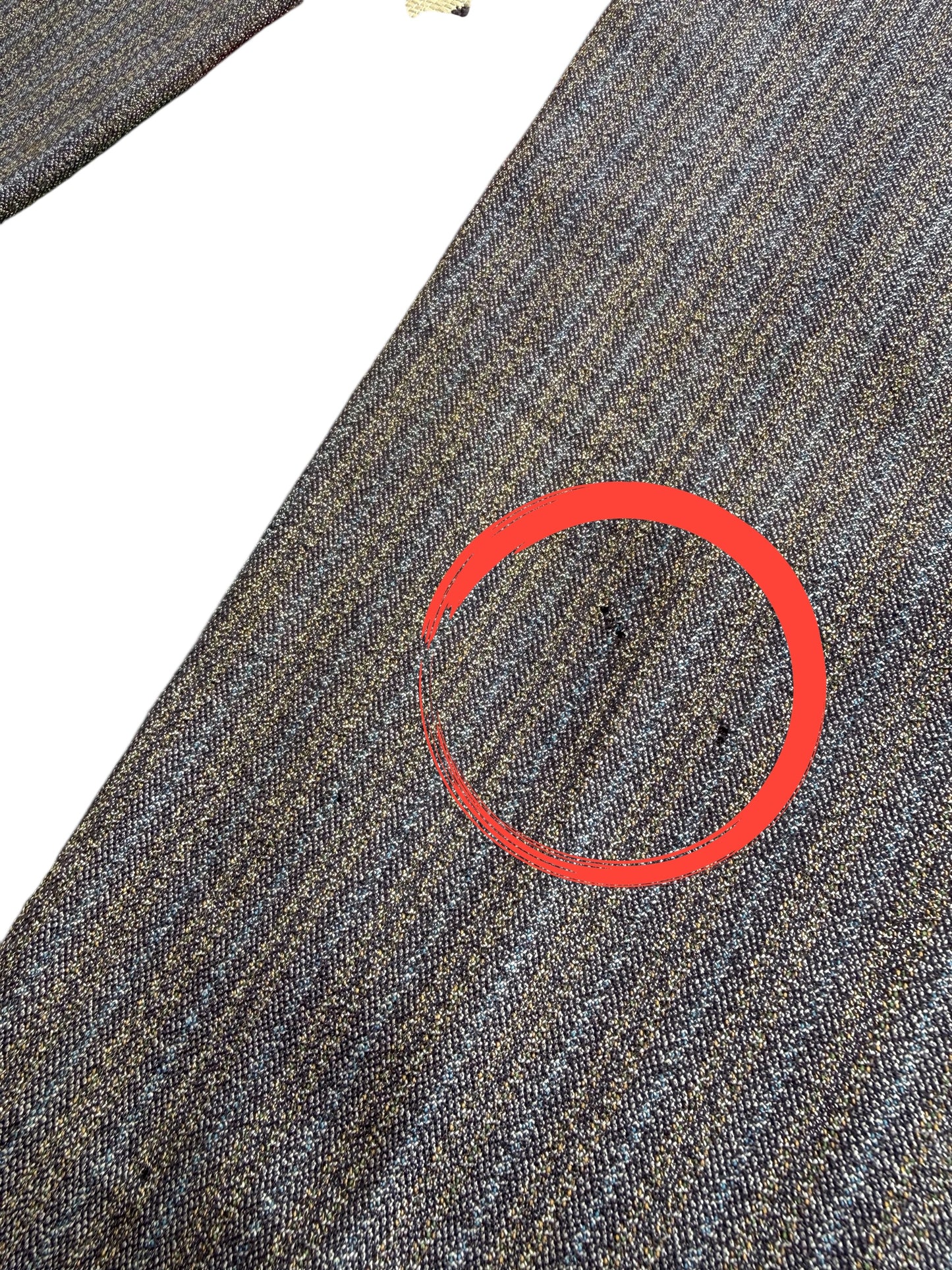 Vintage 1960s European Grey Herringbone Wool Trousers