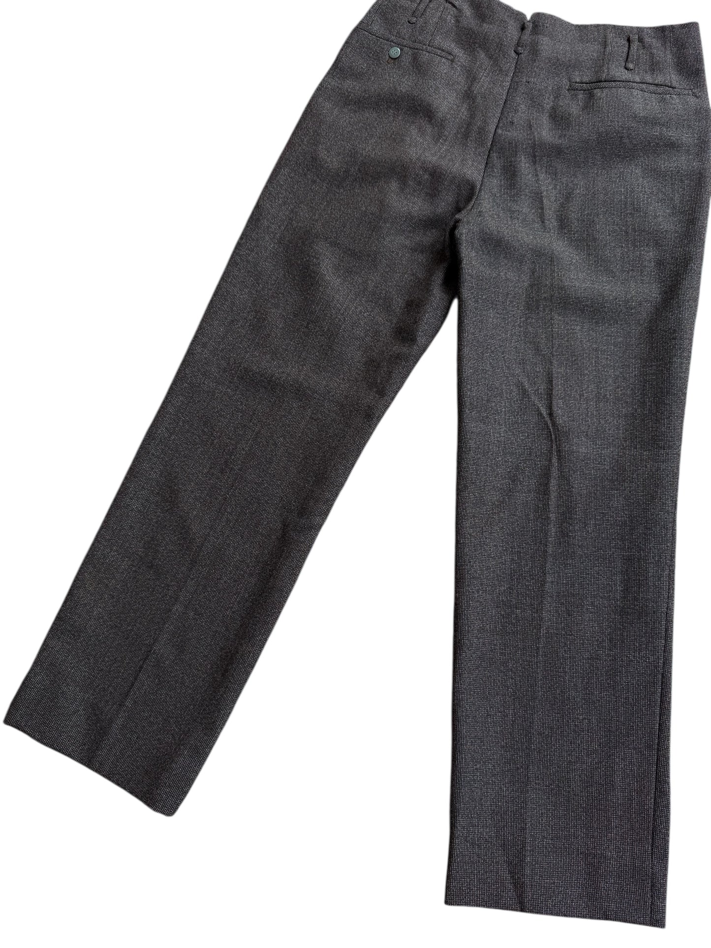 Vintage 1960s Japanese Bespoke Wool Tweed Trousers Sato Tailor Otaru