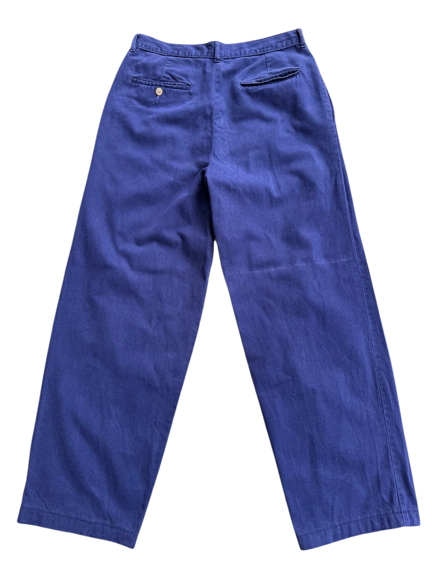 Vintage 1960-70s Vintage French Cotton Workwear Trousers