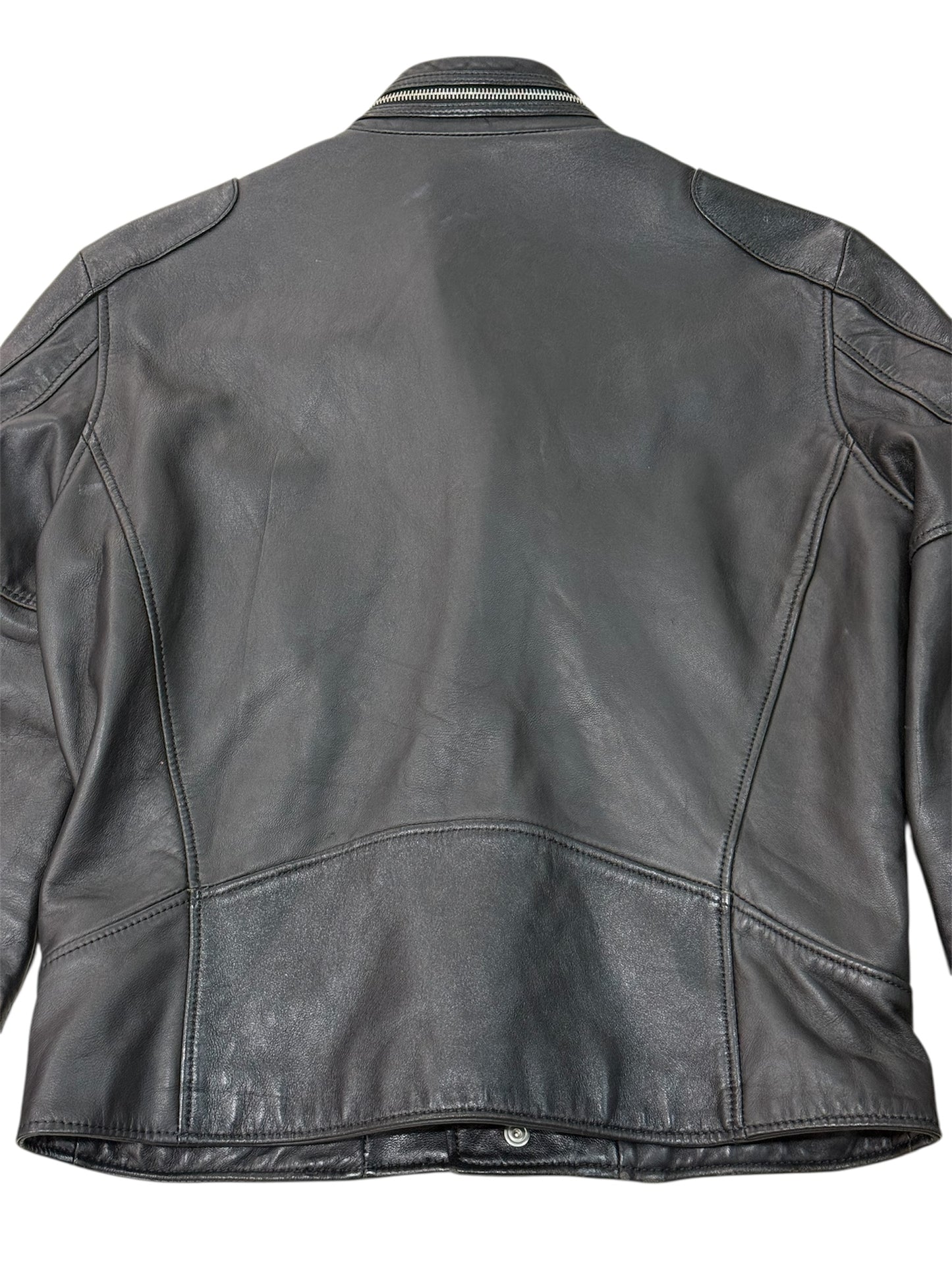 The Kooples Lambskin Leather Biker Jacket SS14